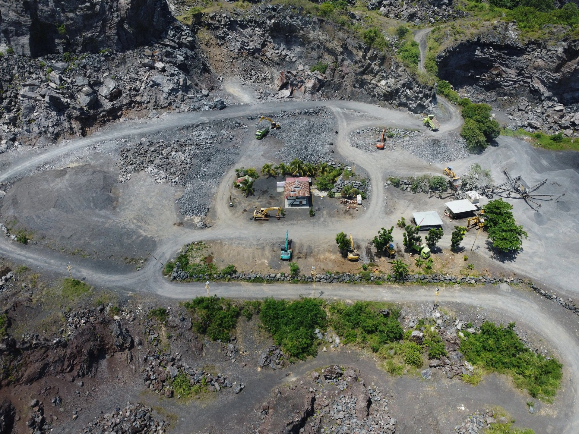 KS Batu Crusher aerial view