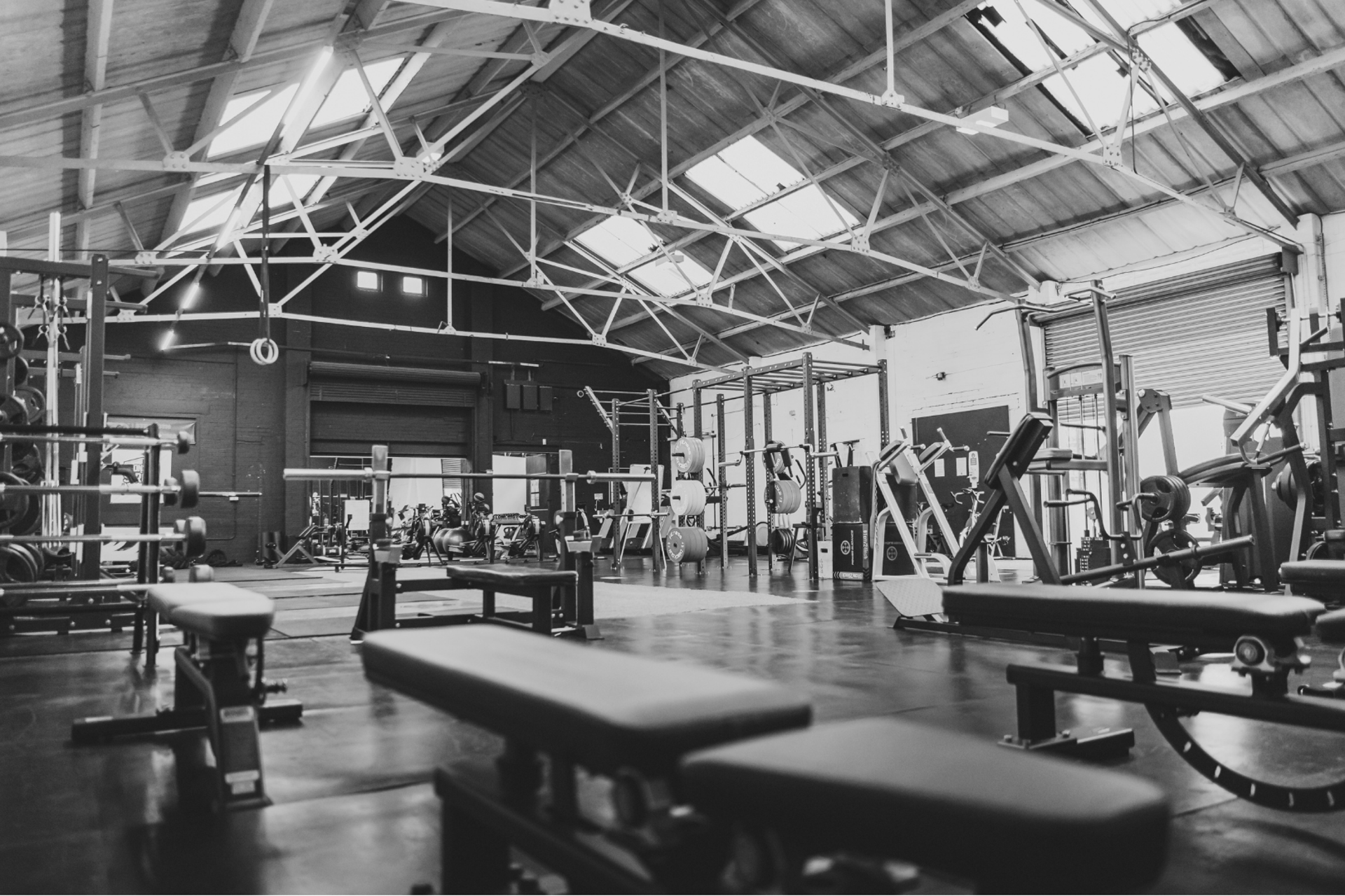 black and yellow exercise equipments