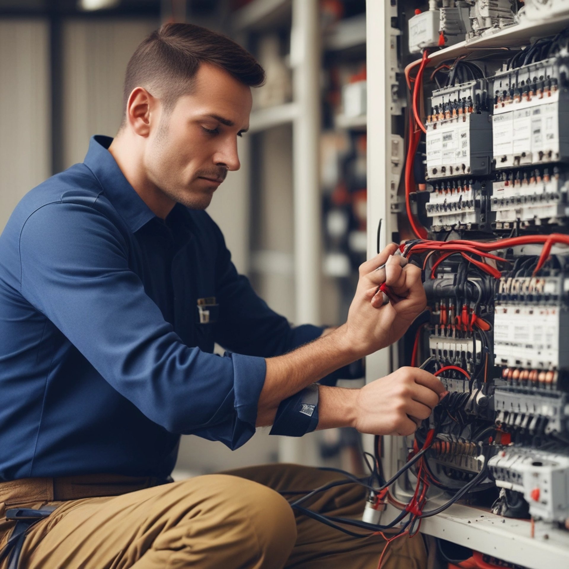 an abstract photo of a curved building with a blue sky in the background