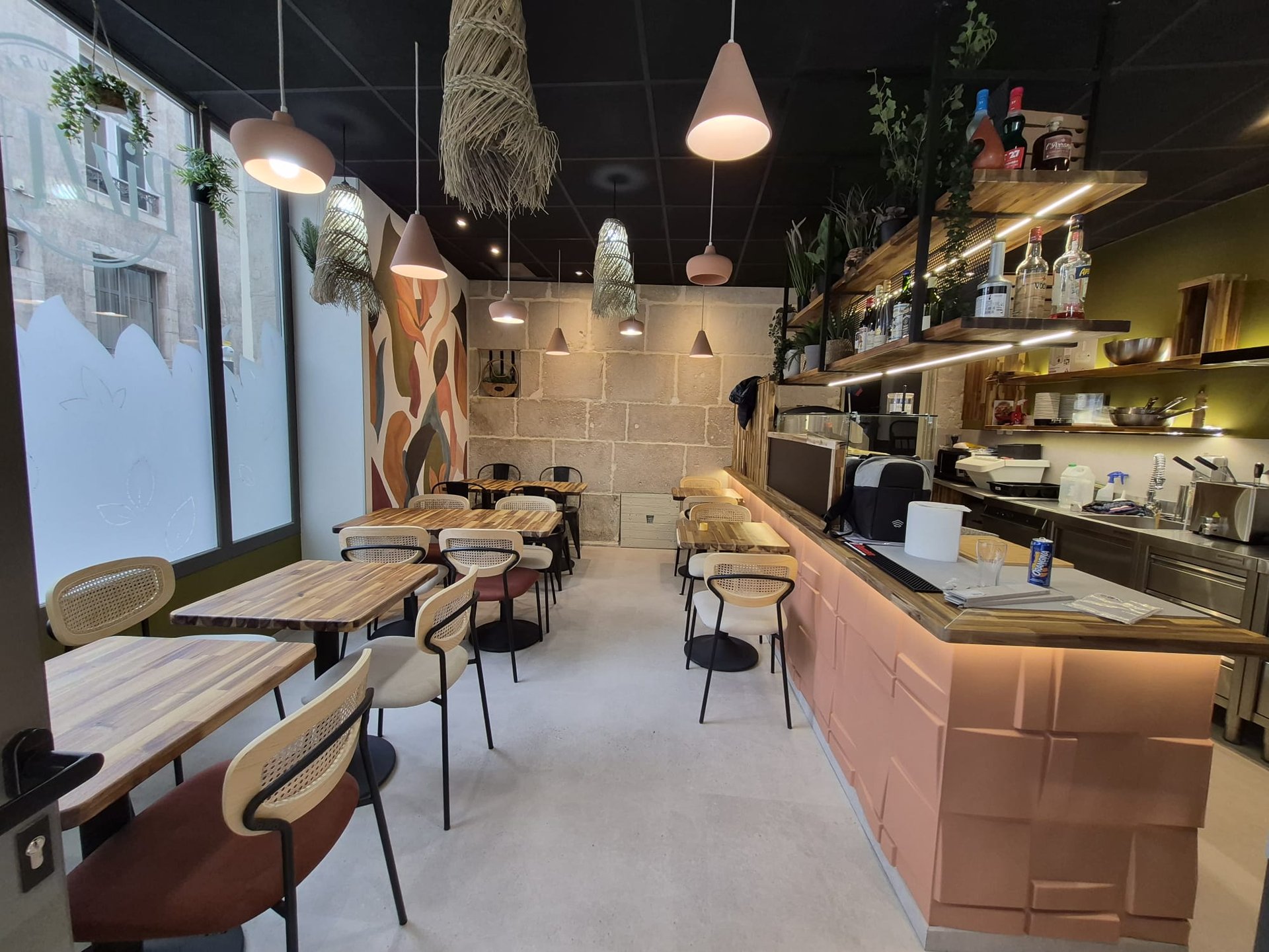 black and brown leather padded tub sofa