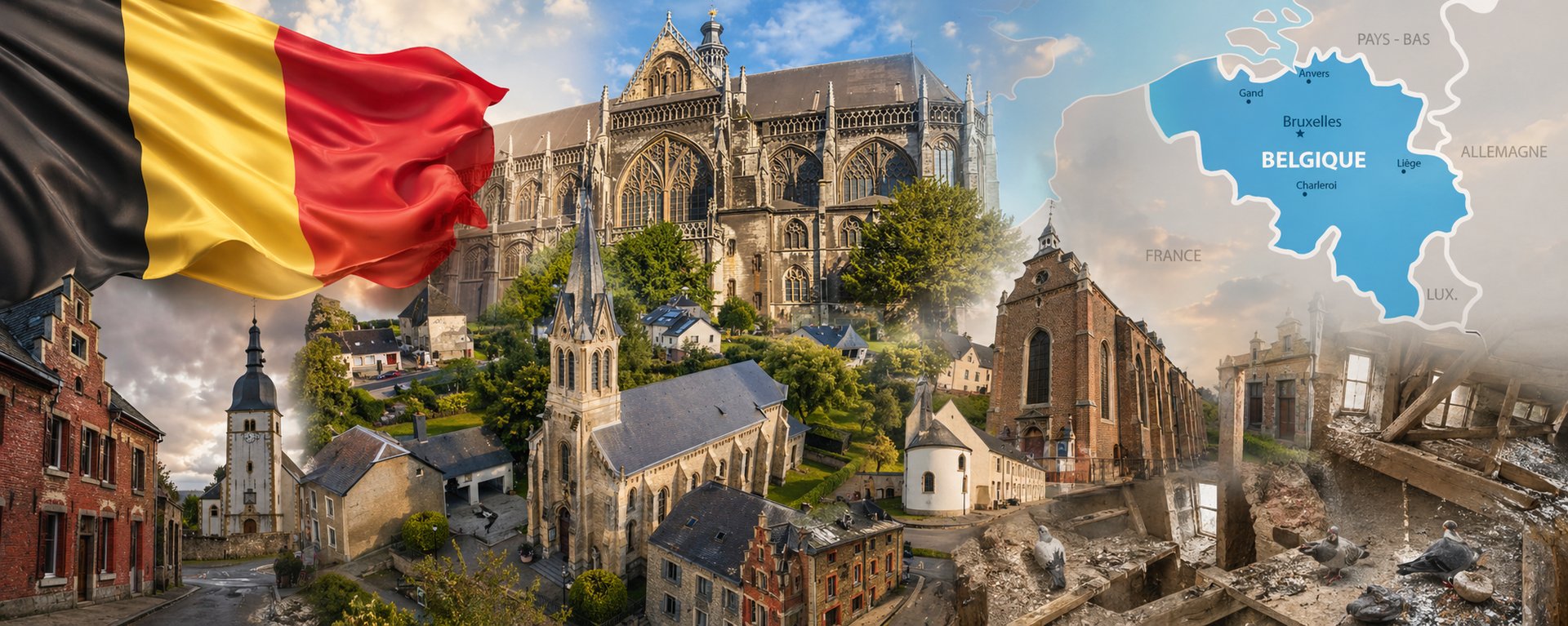 red yellow and blue flag