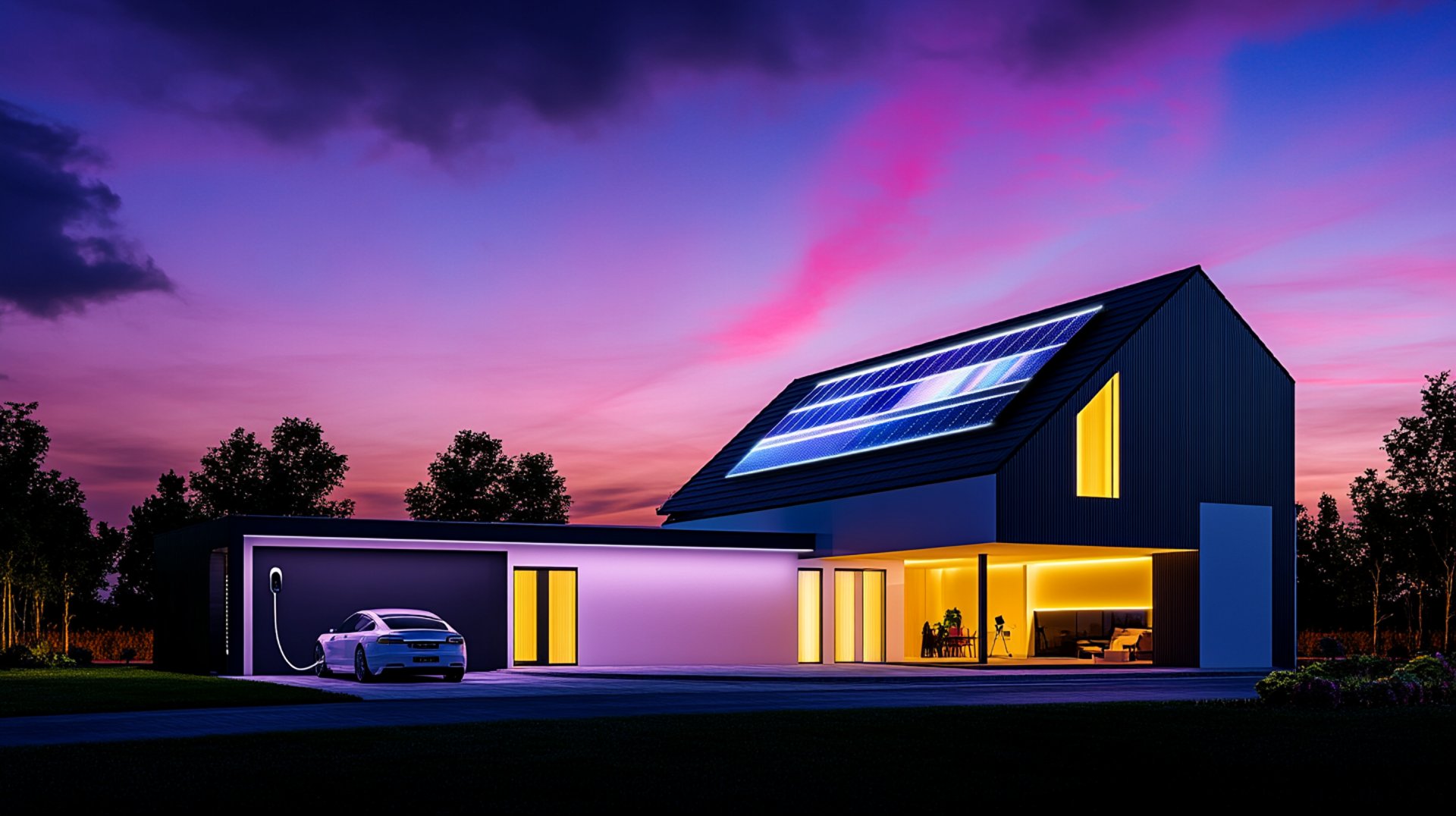 PowerPod Home Battery outside a house