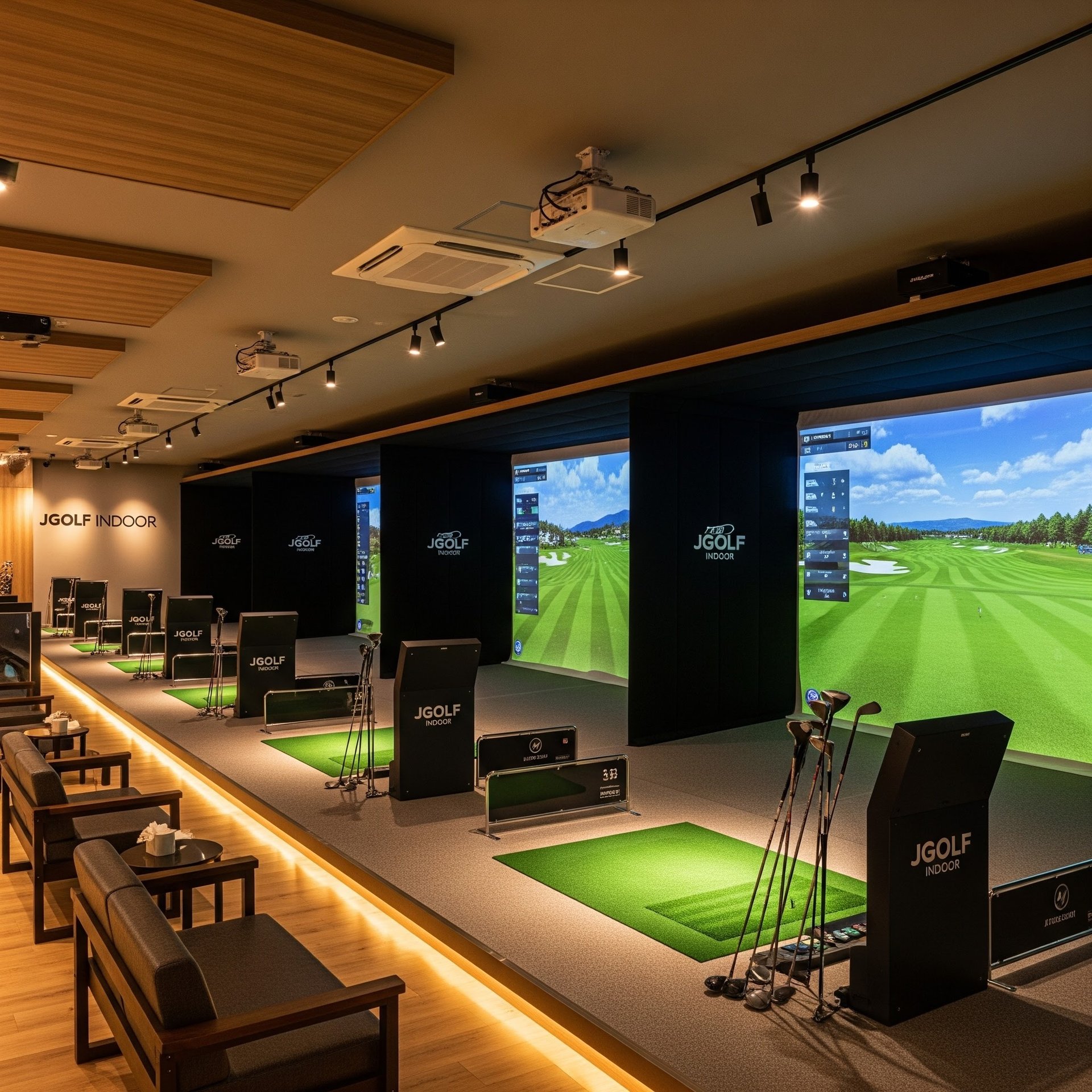black and brown leather padded tub sofa