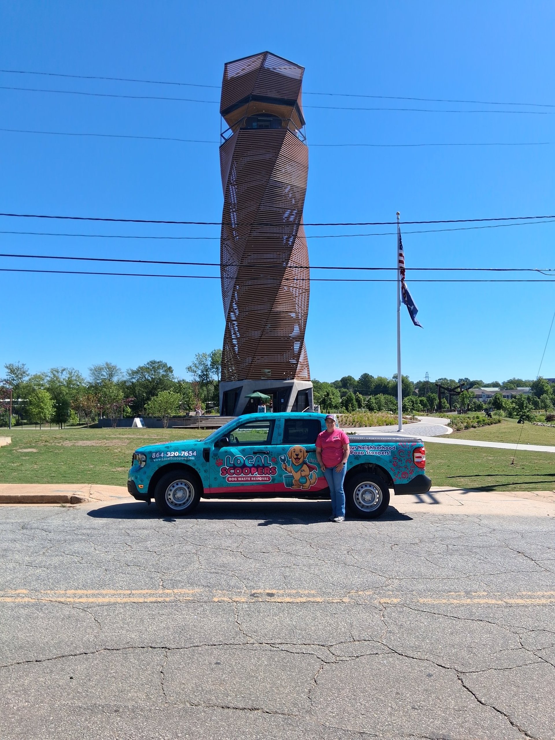 Local Scoopers servicing downtown Greenville, SC.