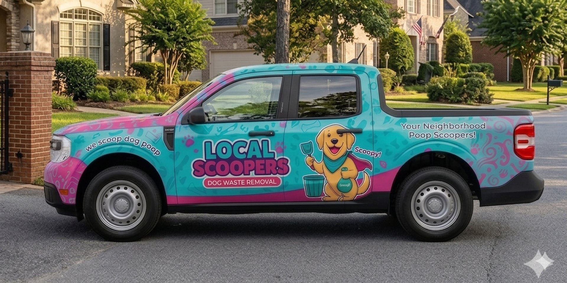 two white-and-tan dogs