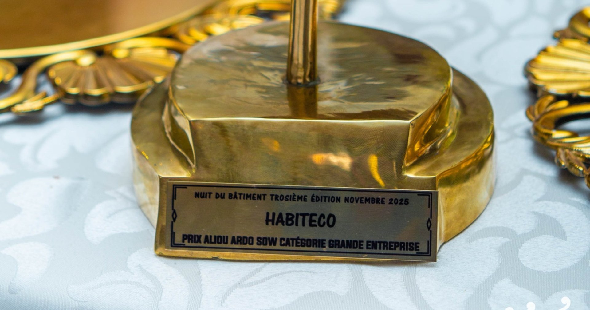 Habiteco127 récompensée Trophée Casque d'Or 2026 Alune Ardo Sow Sénégal Nuit du BTP 