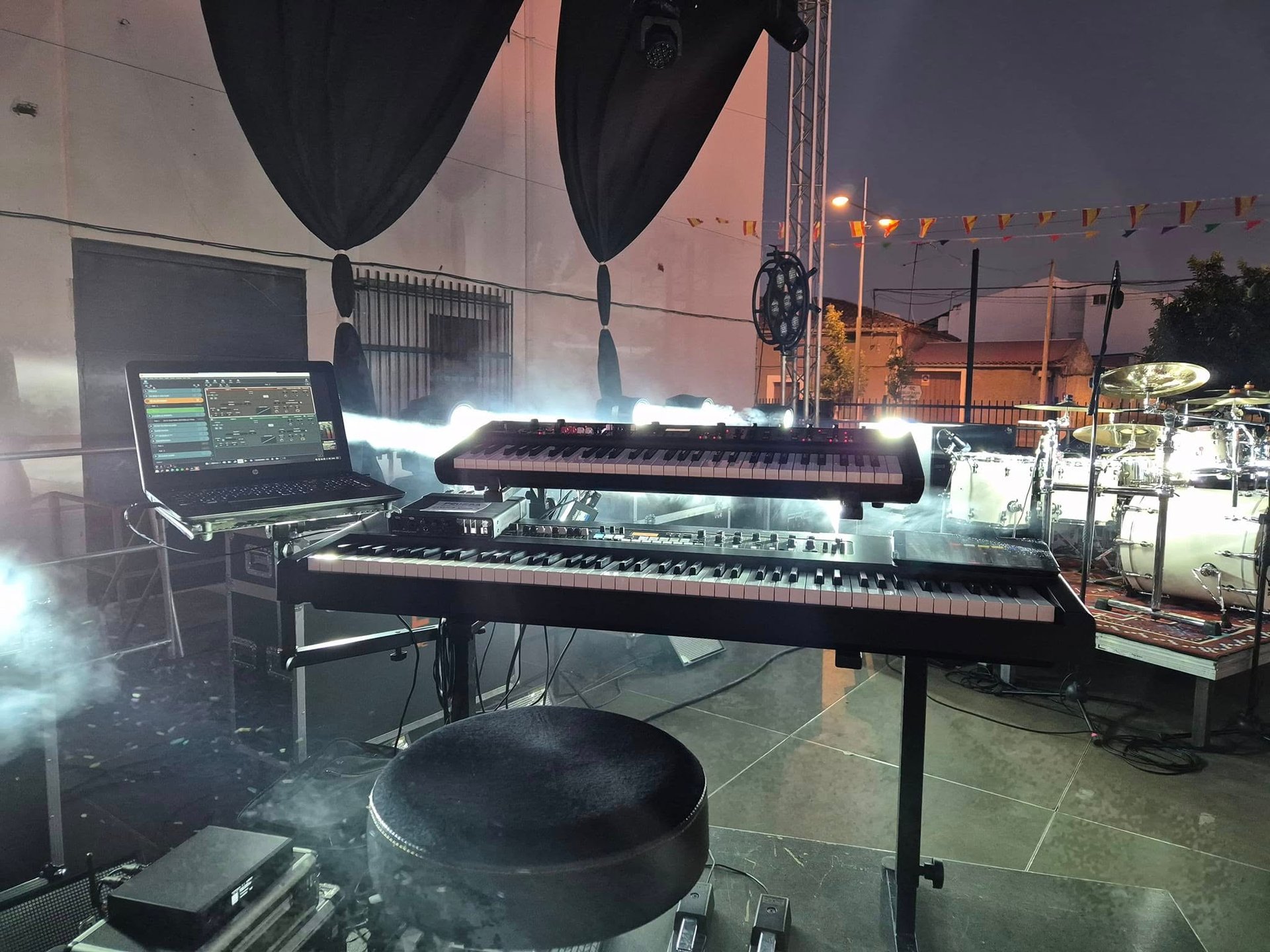 woman wearing yellow long-sleeved dress under white clouds and blue sky during daytime