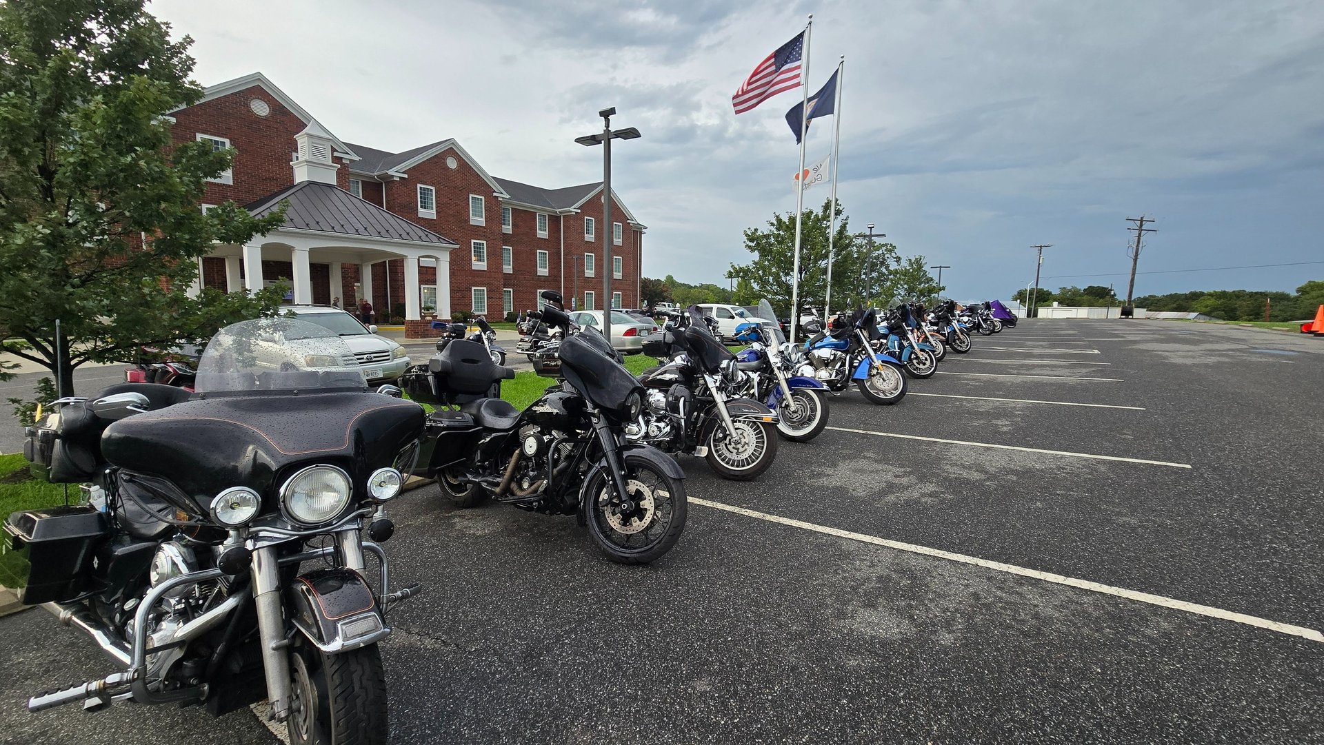 an abstract photo of a curved building with a blue sky in the background