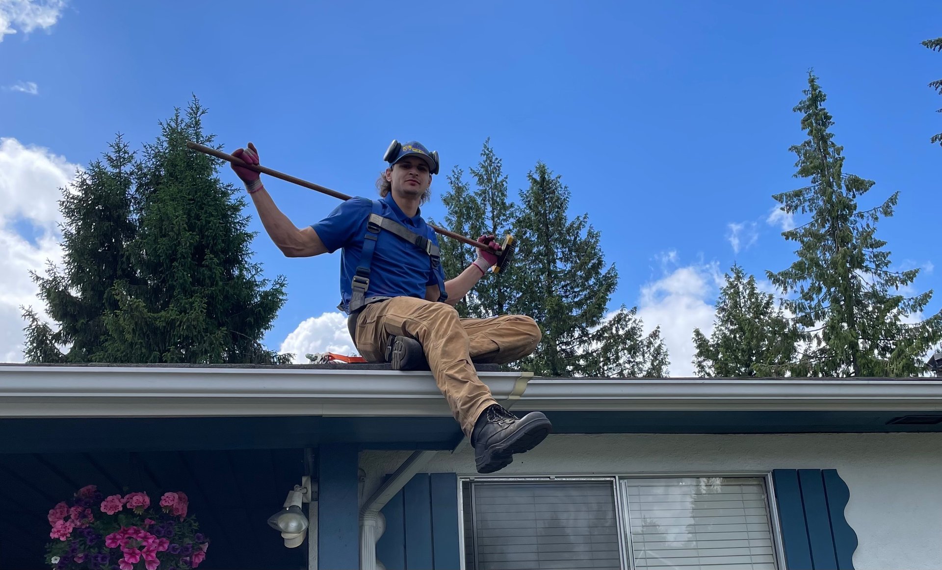 white and brown concrete building near green grass field during daytime
