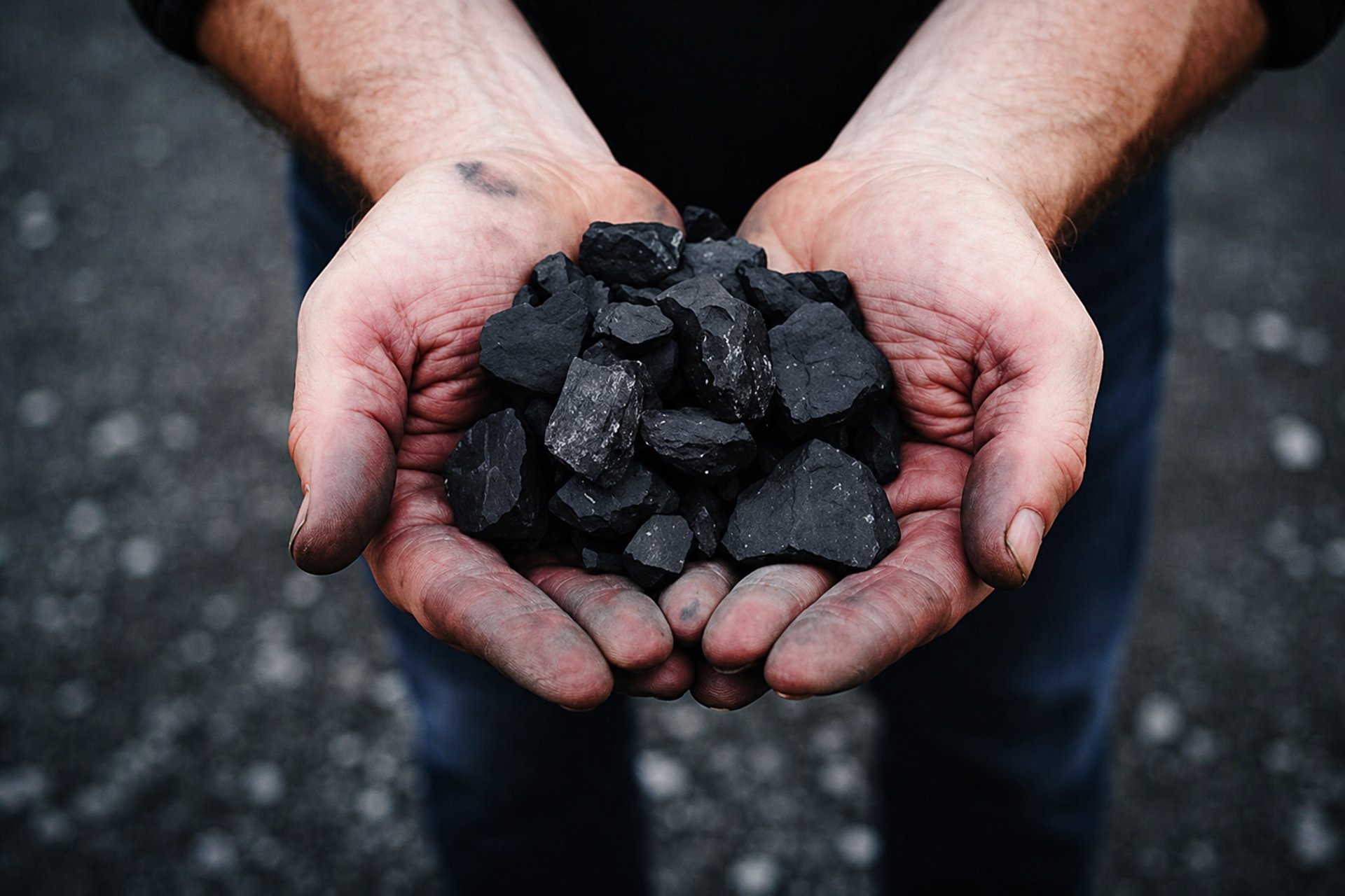 black charcoal