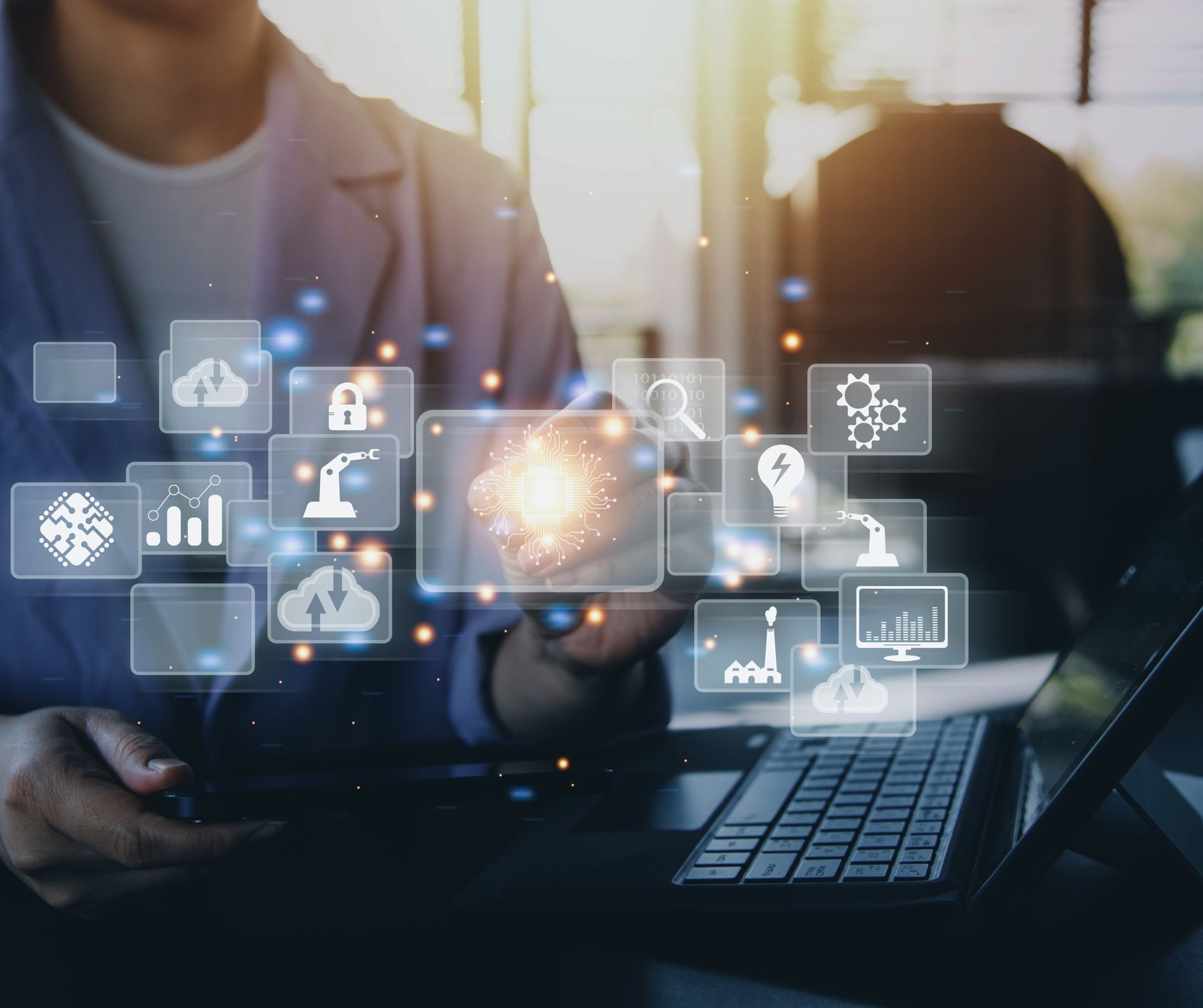 black and brown leather padded tub sofa