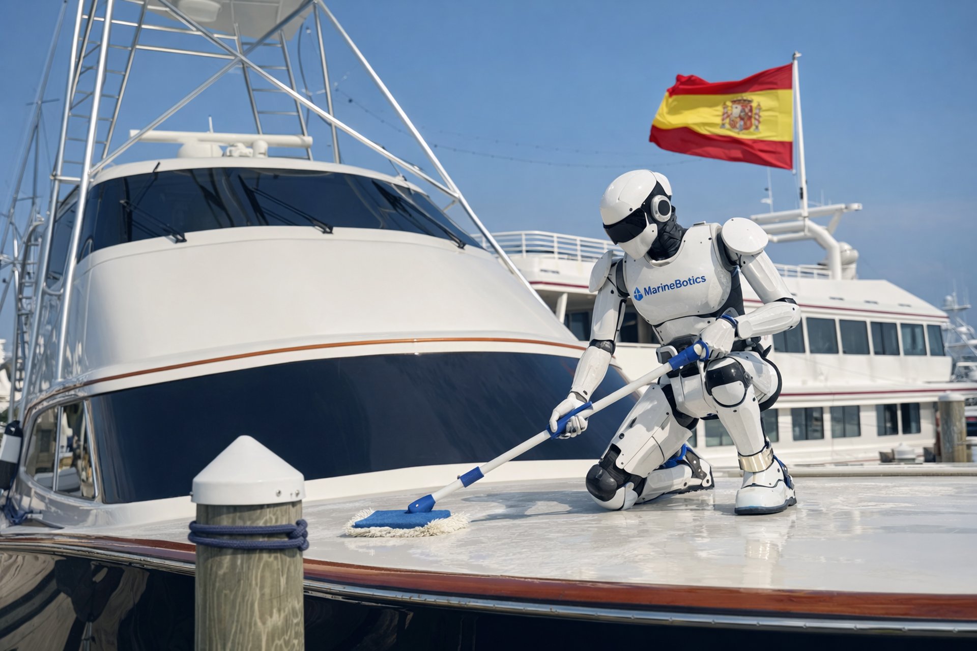 a man standing on a boat in the water
