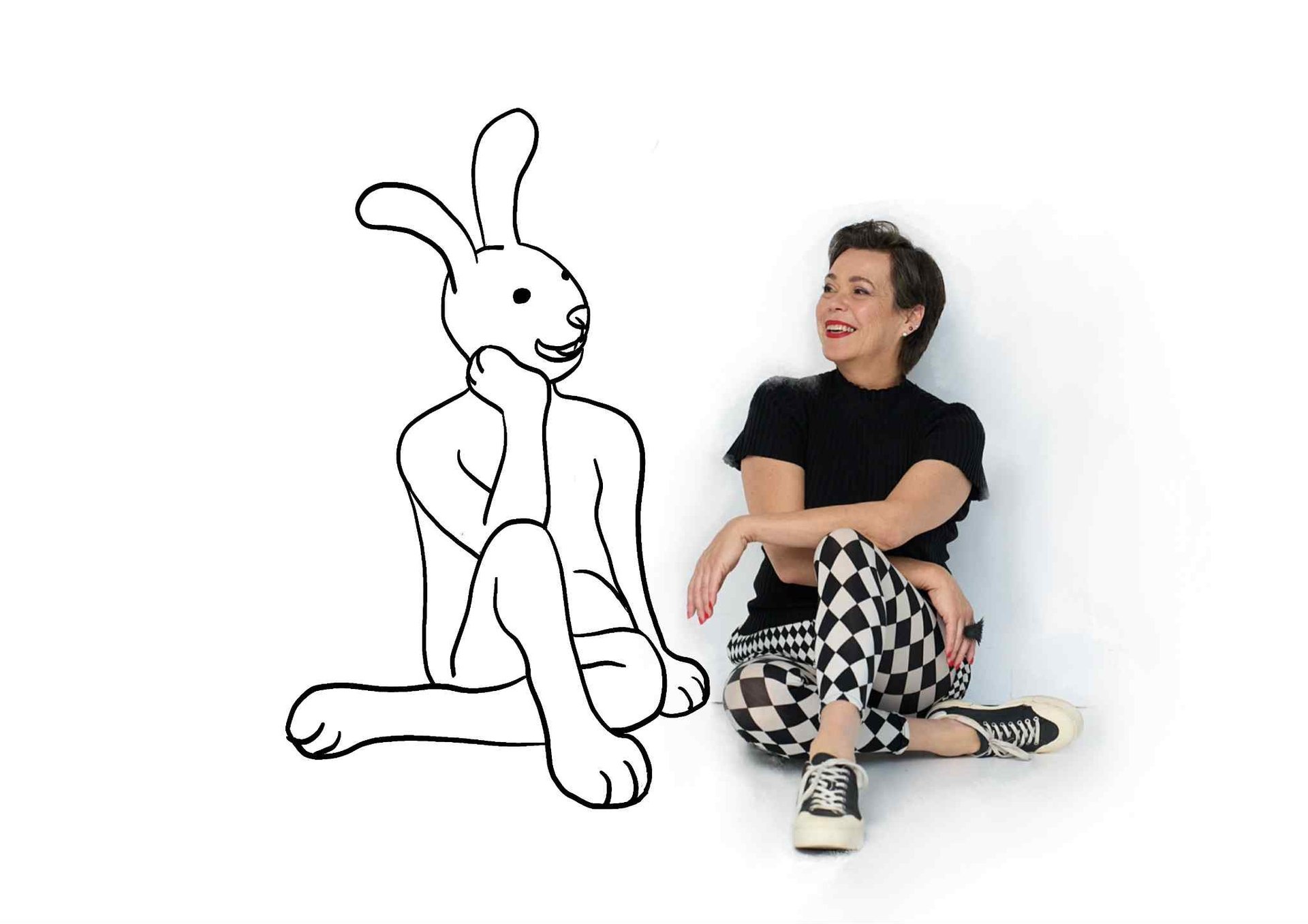 black and white bed linen