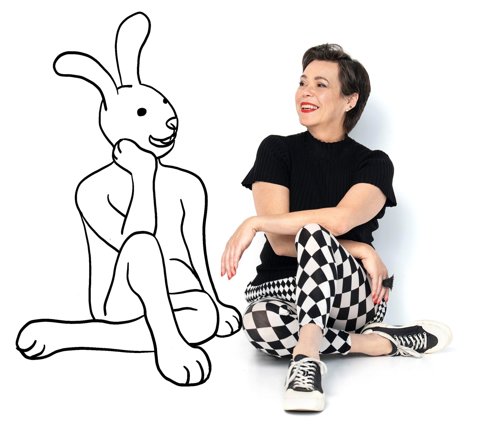 black and white bed linen