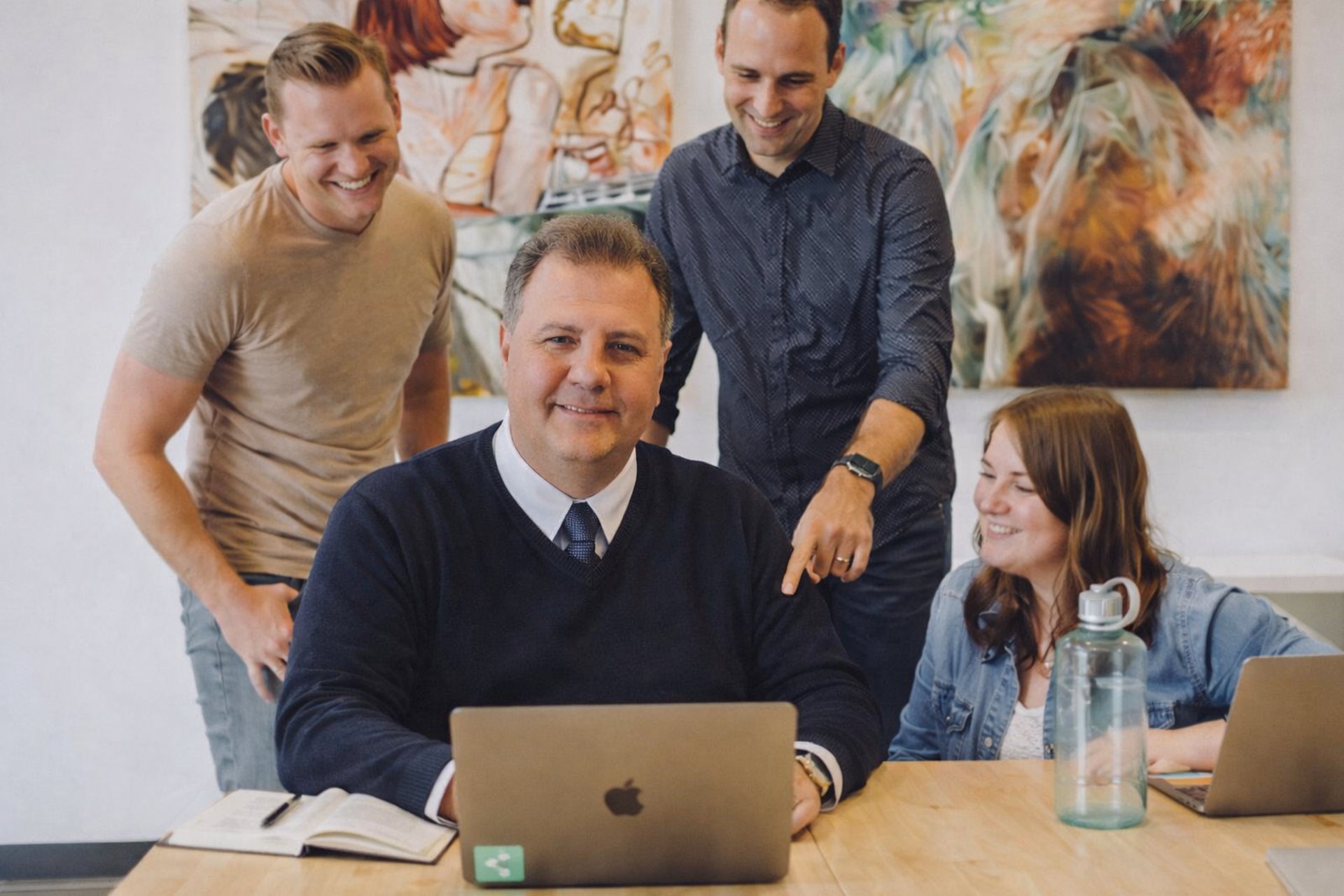 woman wearing yellow long-sleeved dress under white clouds and blue sky during daytime