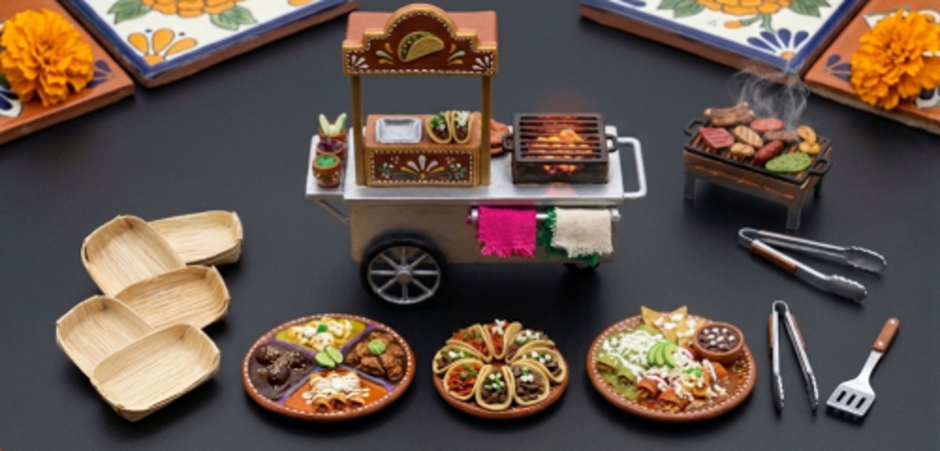 Del Maíz y Carne, venta de enchiladas, chilaquiles, taquizas de diferentes guisados y eventos de parrilladas.