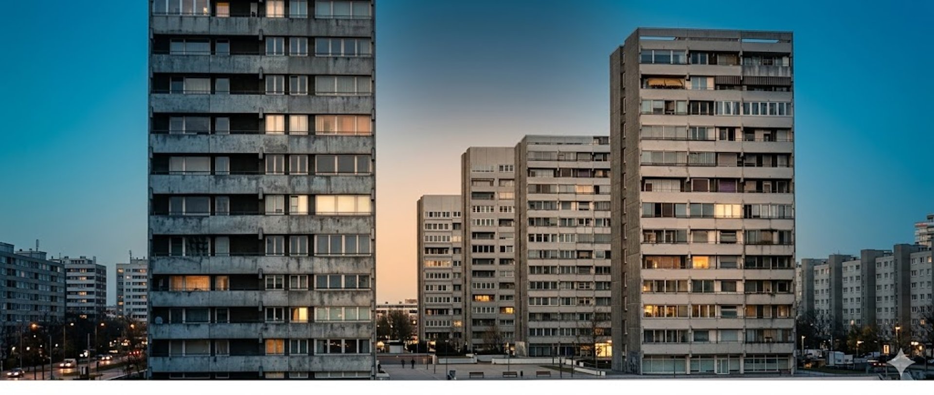 an abstract photo of a curved building with a blue sky in the background
