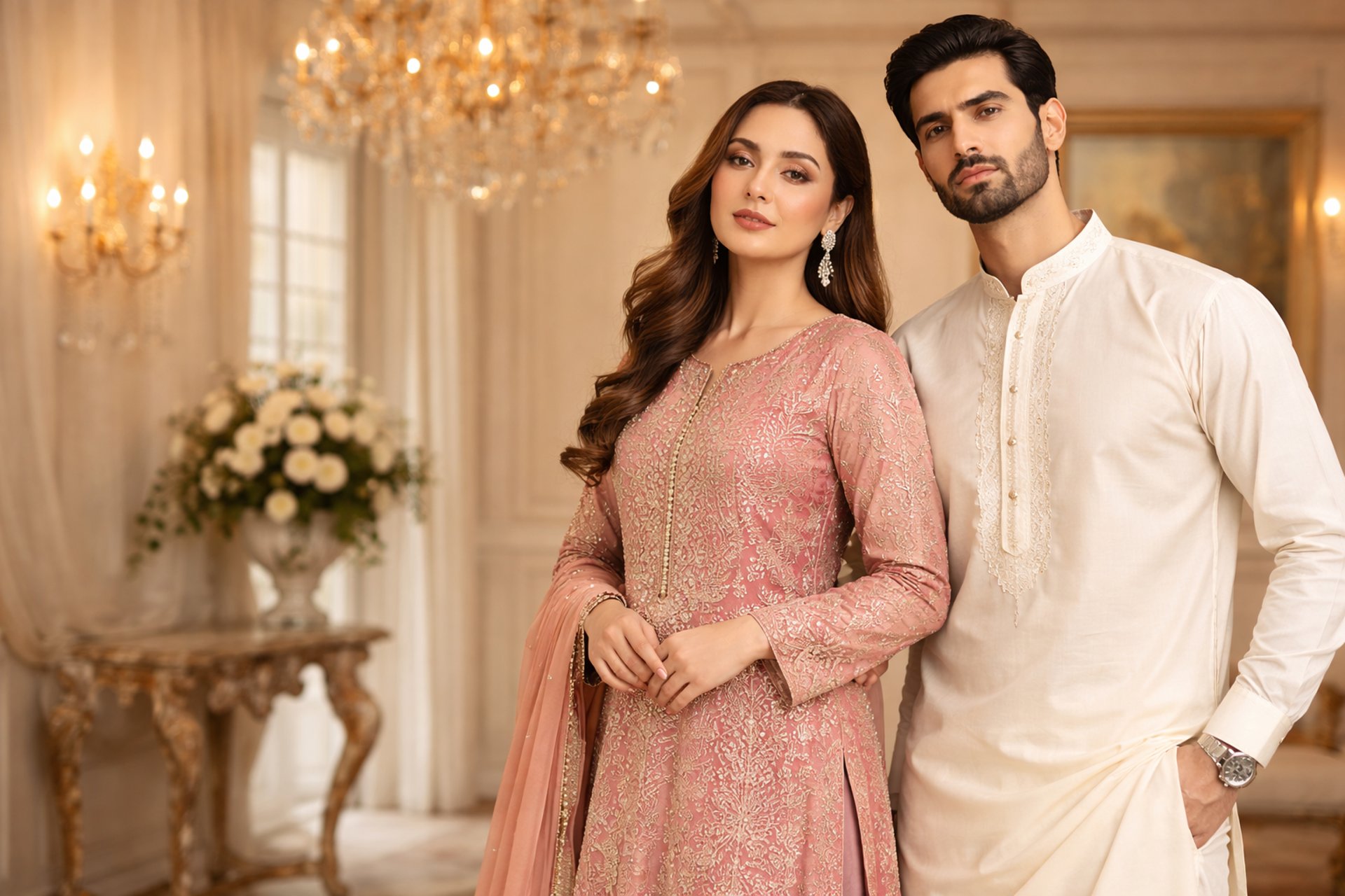 an abstract photo of a curved building with a blue sky in the background