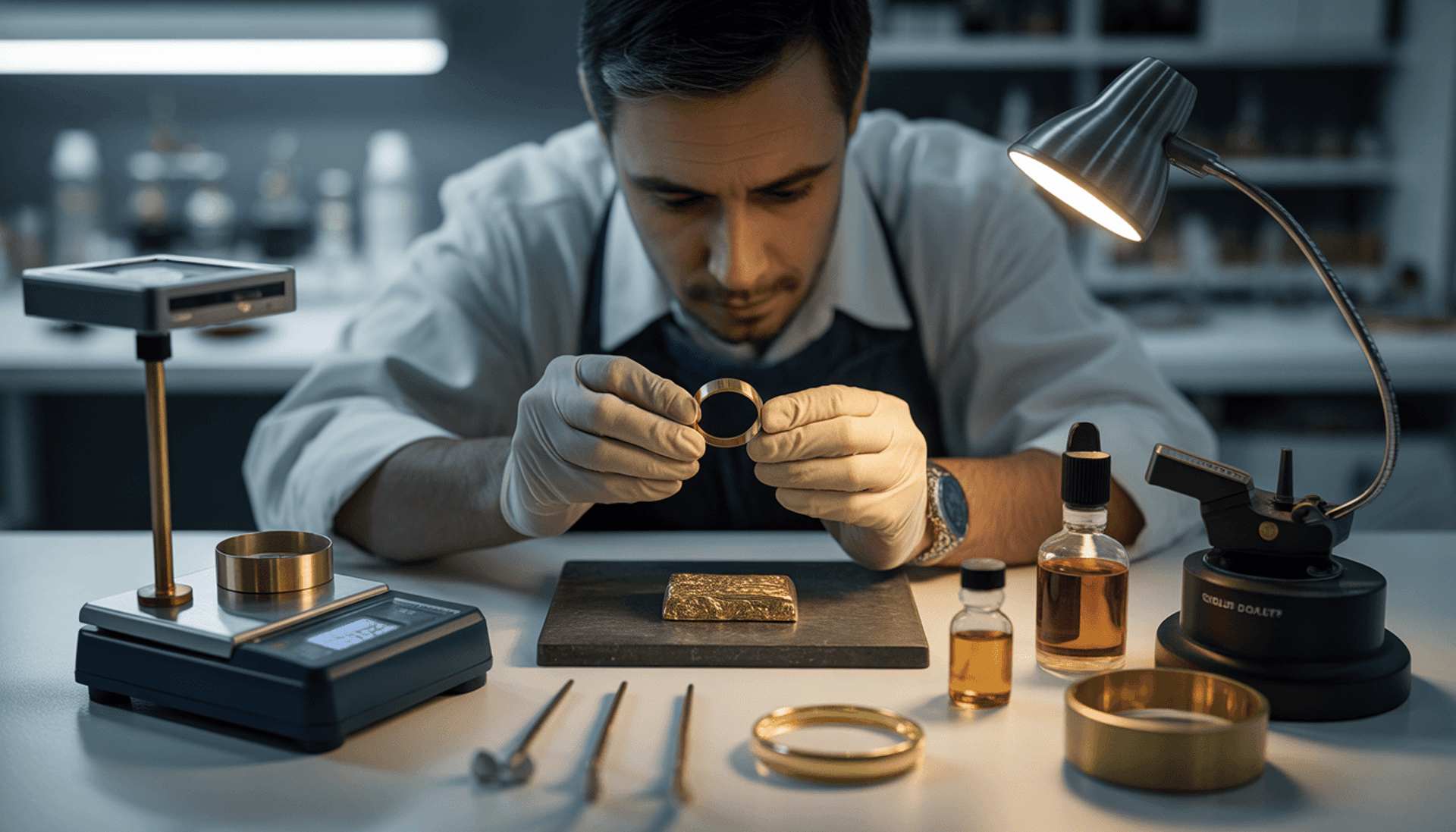 the-image-of-professional-gold-testing