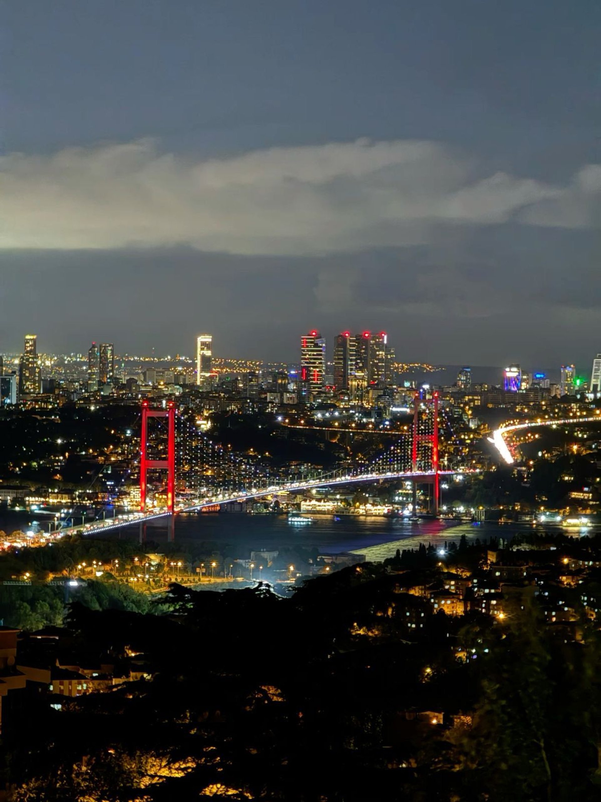top view photography of lighted city
