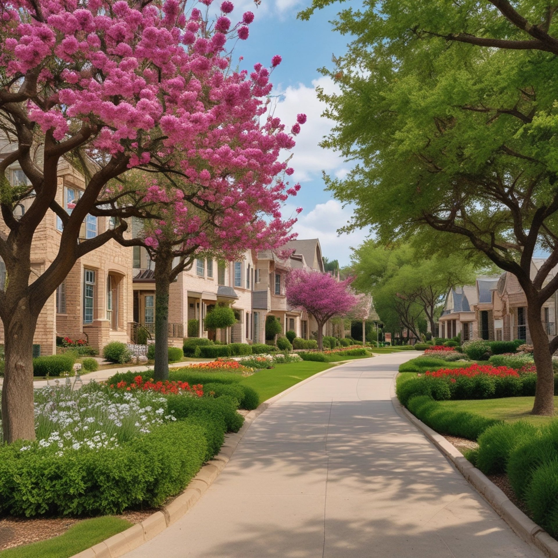 brown and white concrete building near green grass field under white clouds during daytime