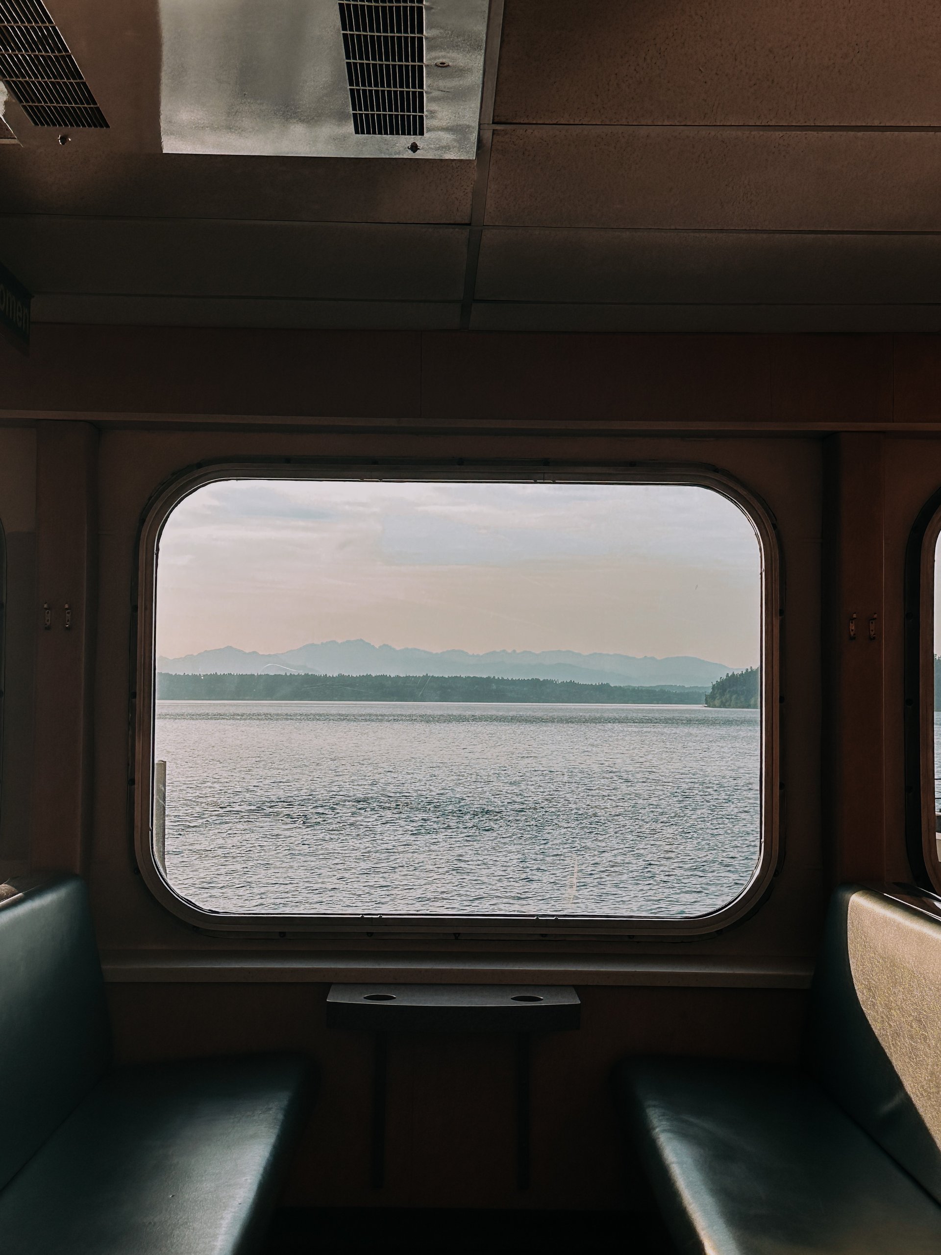 black and brown leather padded tub sofa