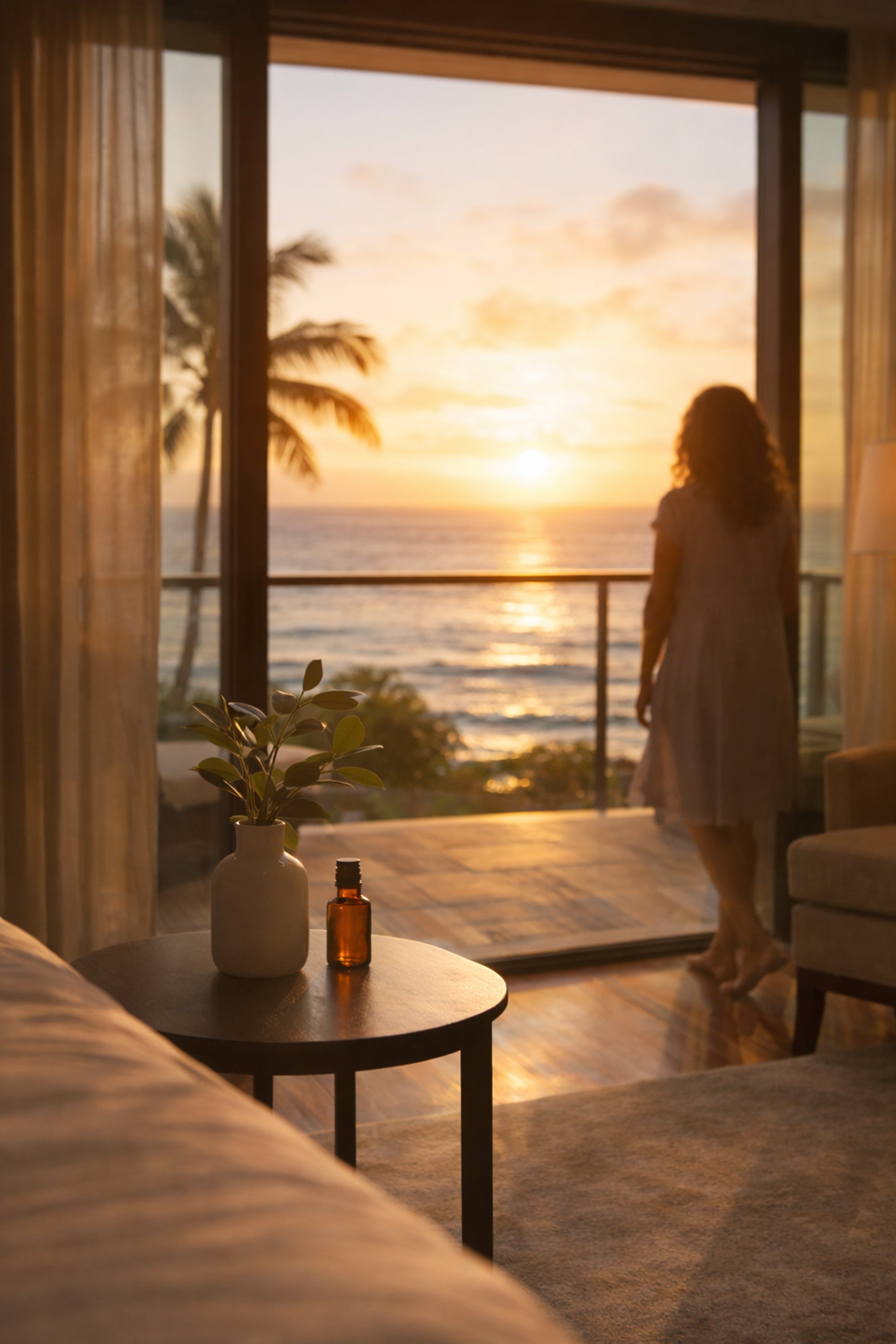 an abstract photo of a curved building with a blue sky in the background