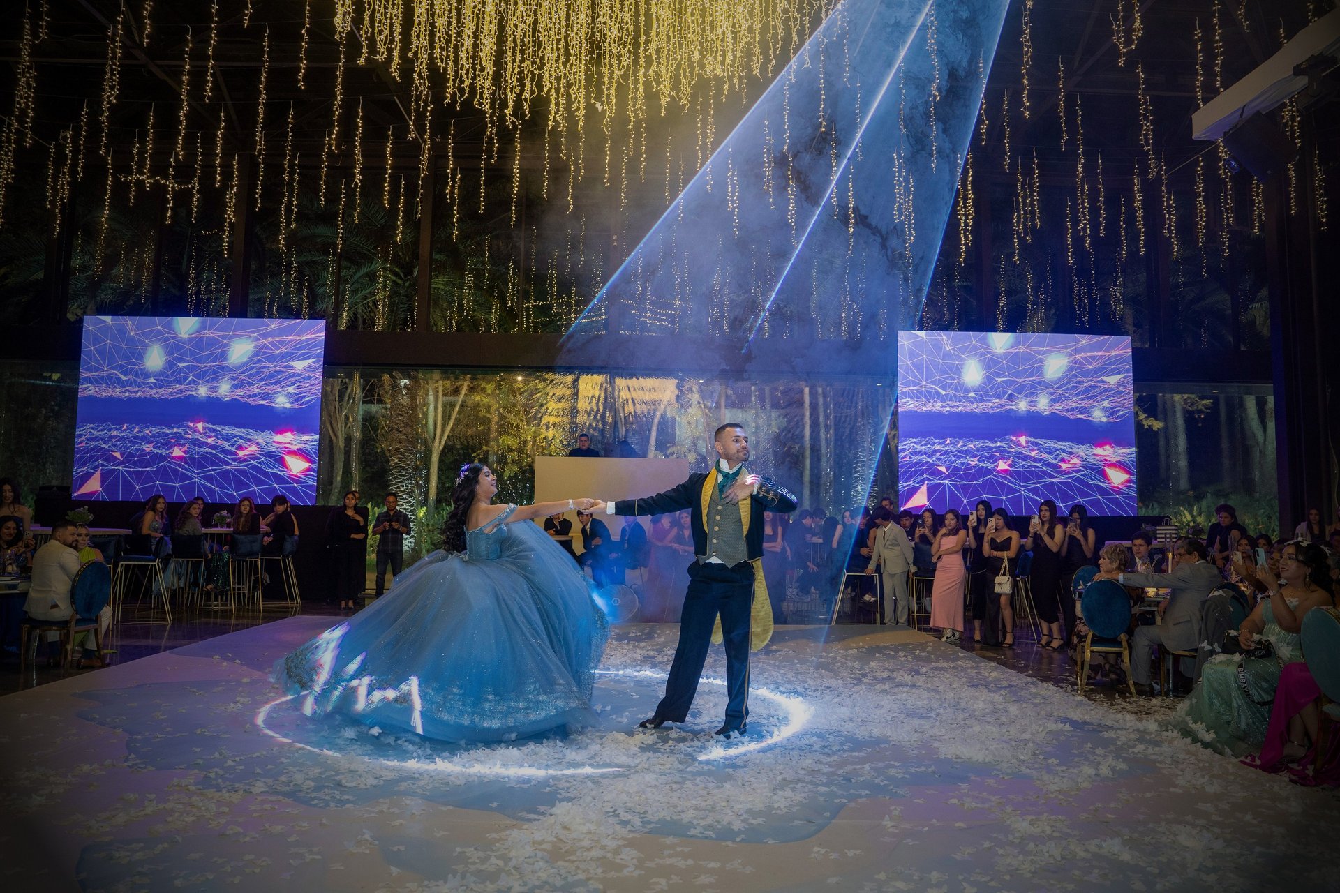 A man and a woman standing next to each other