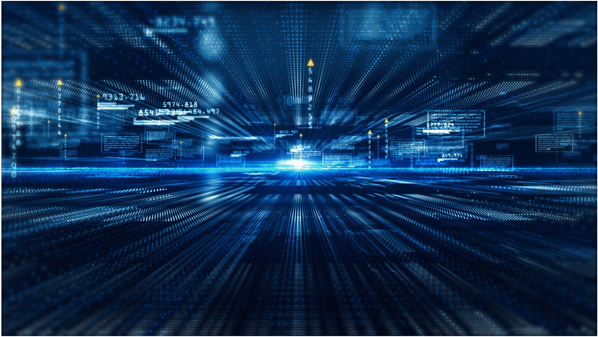 an abstract photo of a curved building with a blue sky in the background