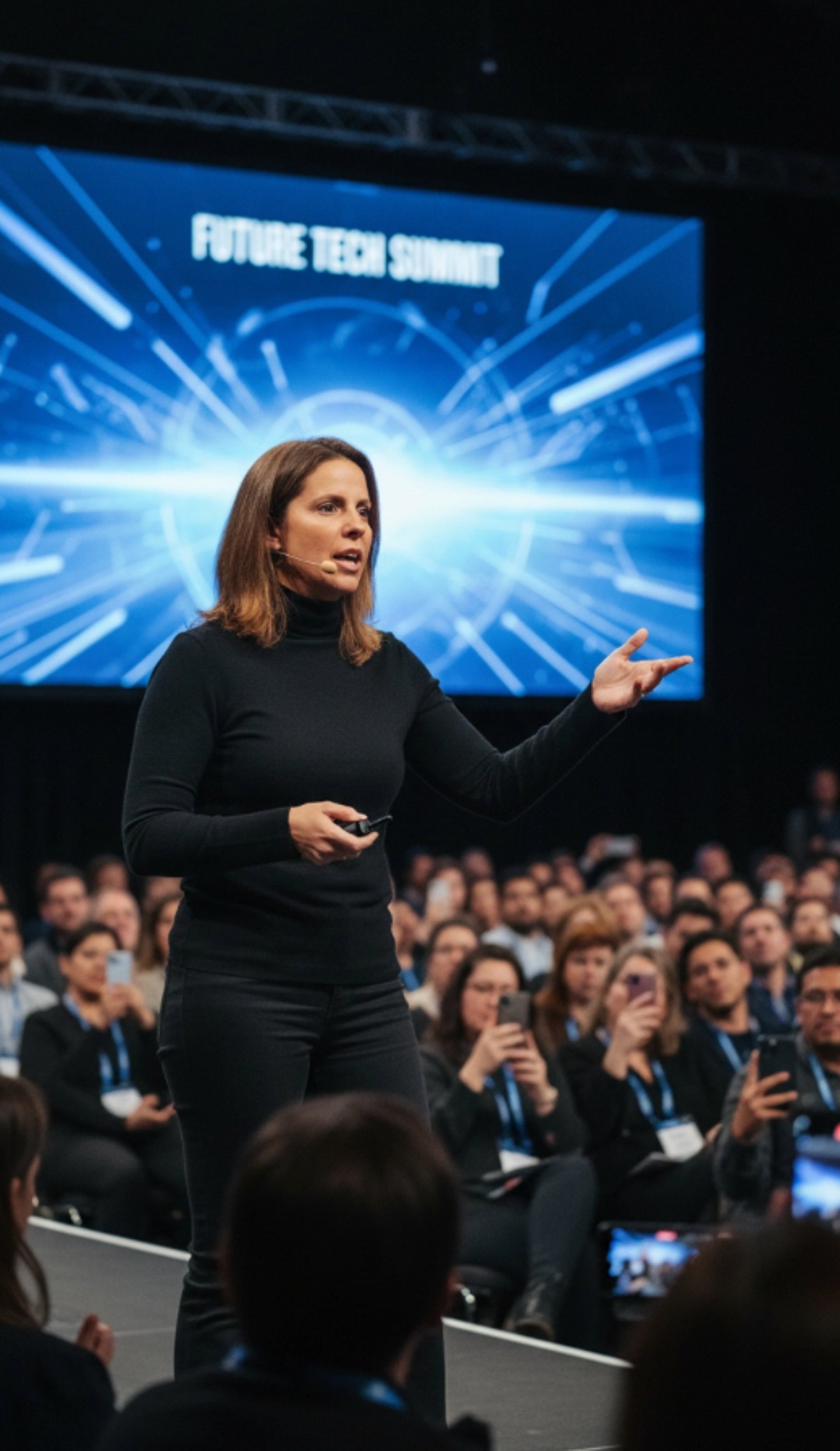 an abstract photo of a curved building with a blue sky in the background