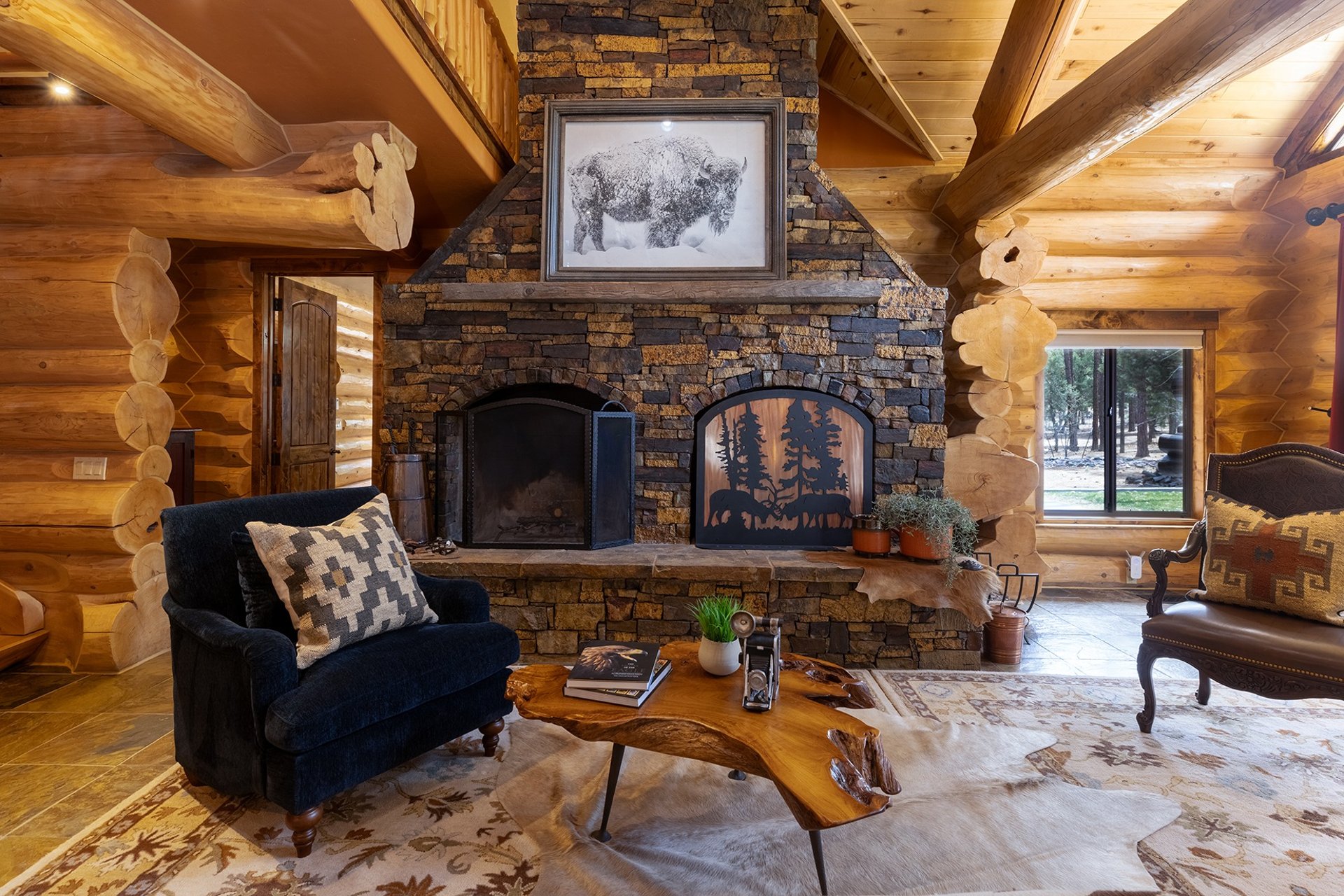 an abstract photo of a curved building with a blue sky in the background