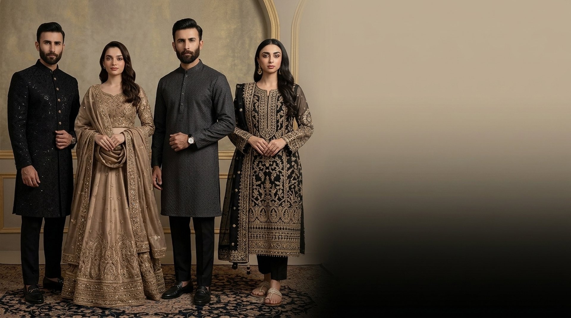 LOOKOFME premium Pakistani fashion collection featuring stylish men and women clothing