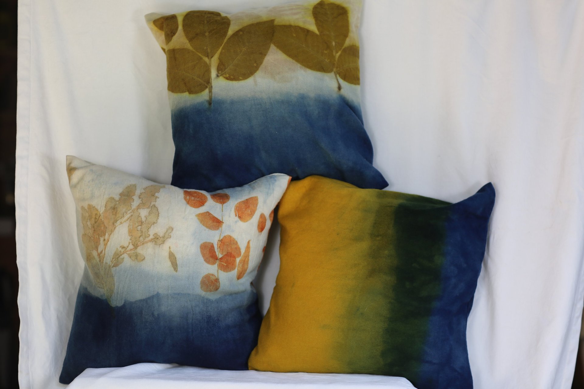 black blue and yellow textile