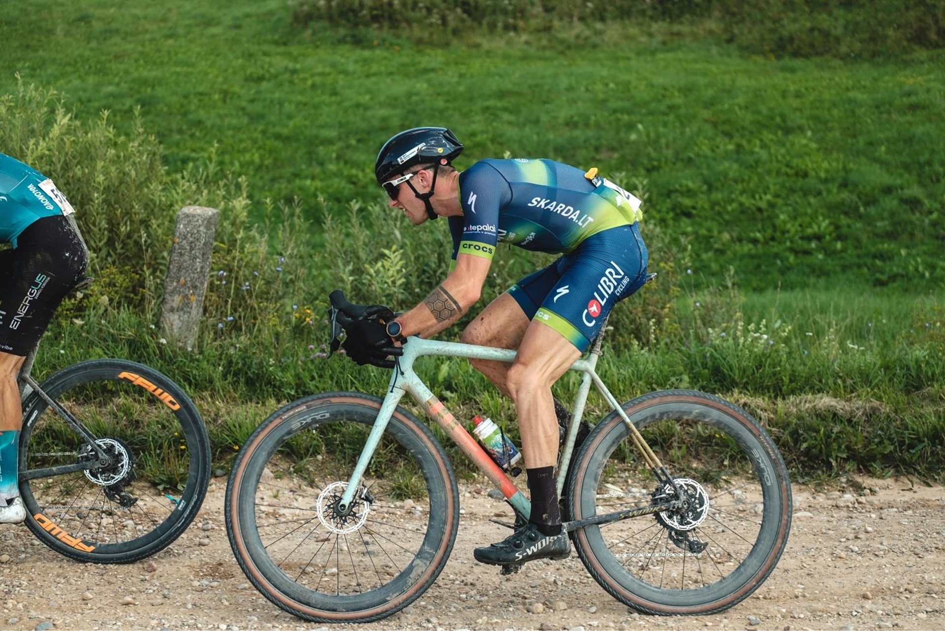 black blue and yellow textile