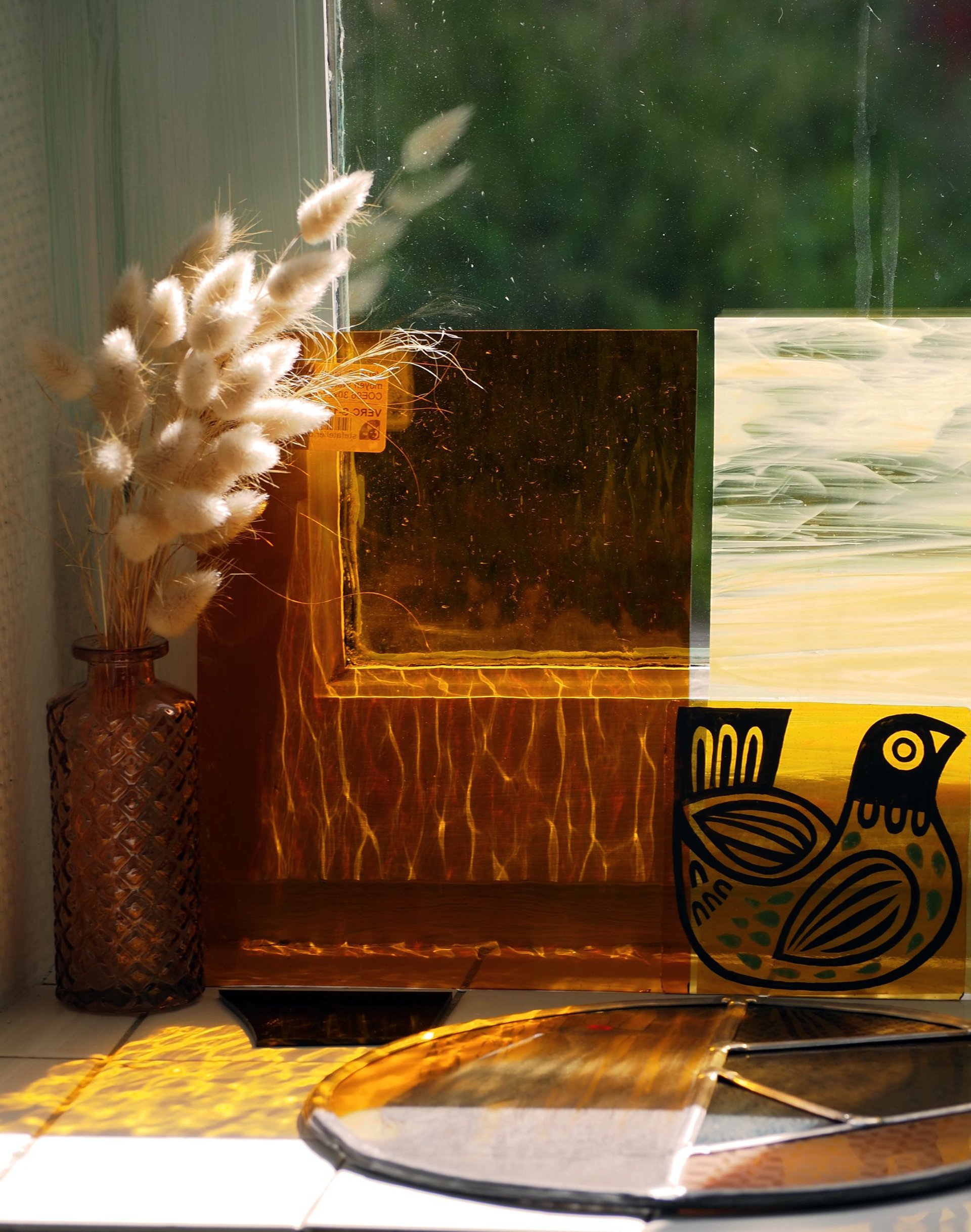 black blue and yellow textile