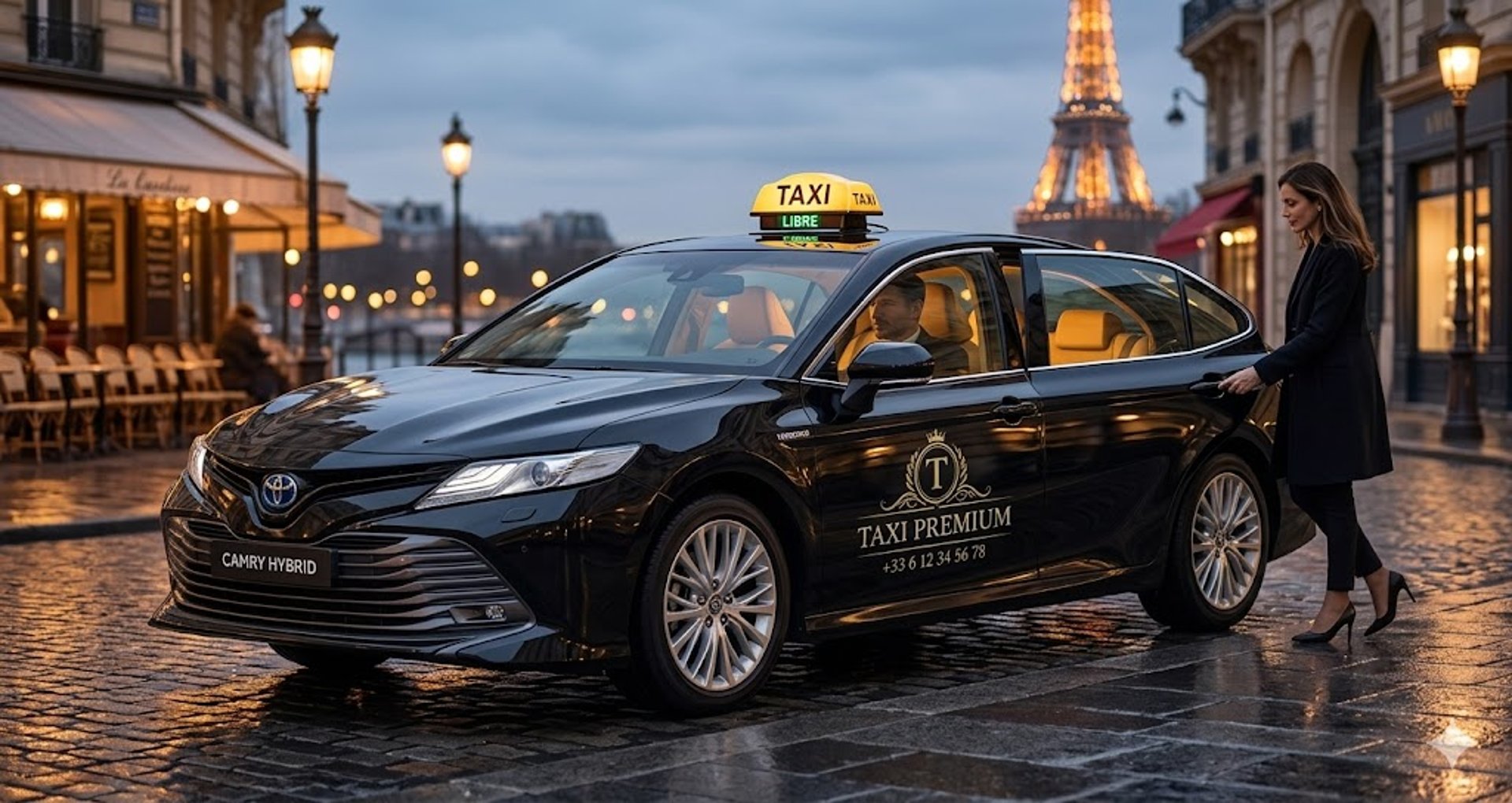 shallow focus photography of Taxi signage