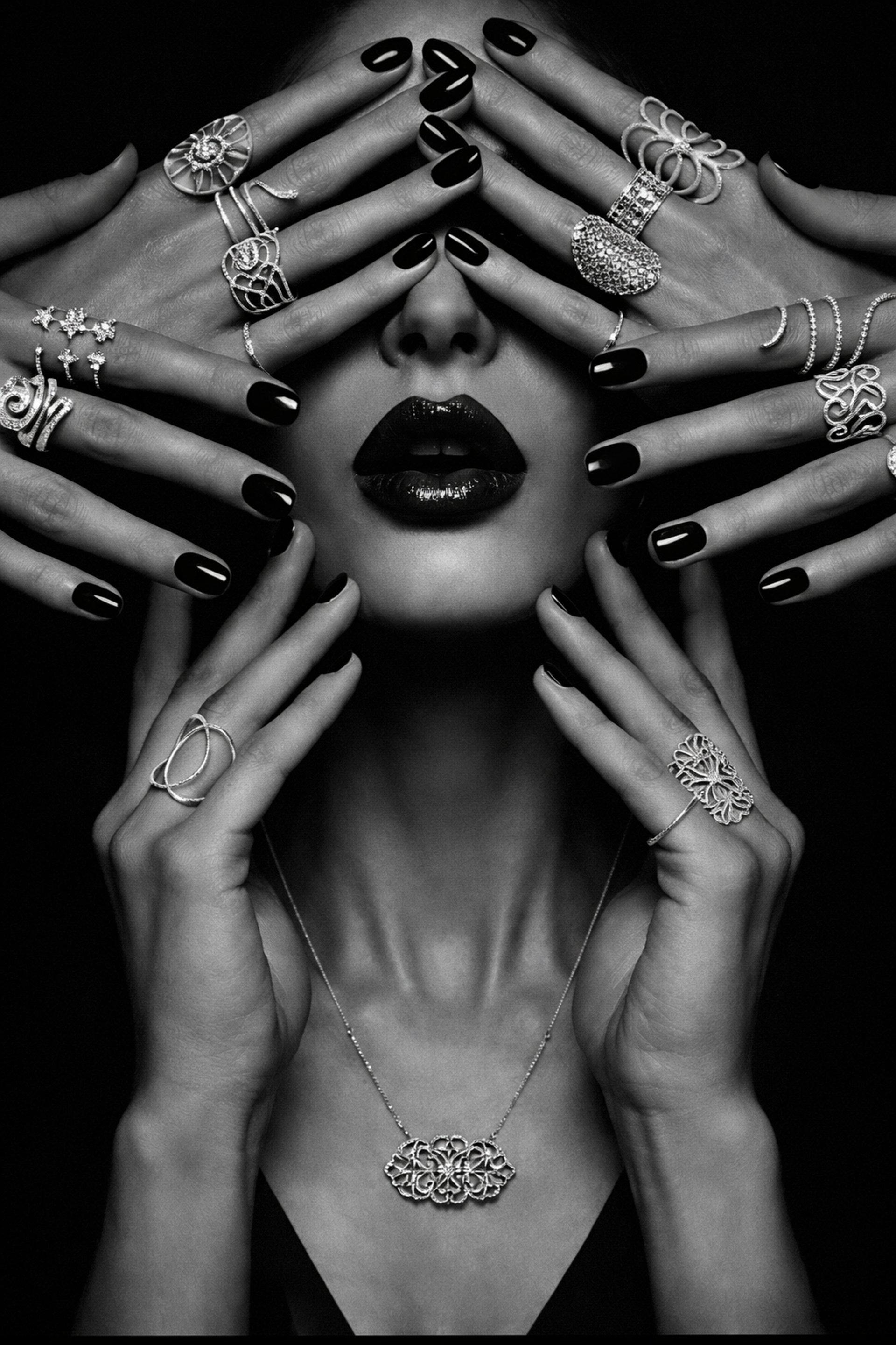 black and white bed linen