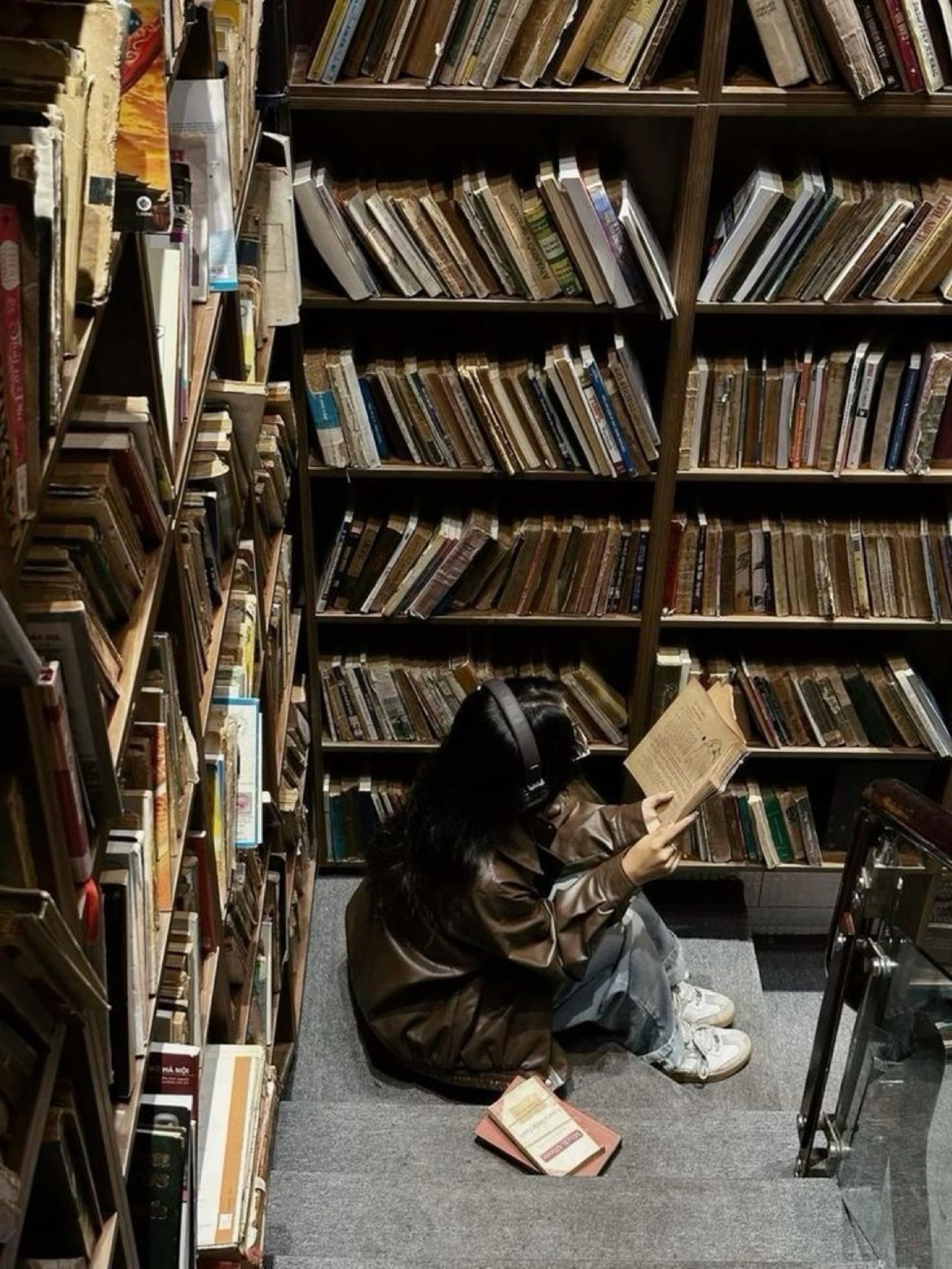 woman holding dried flower