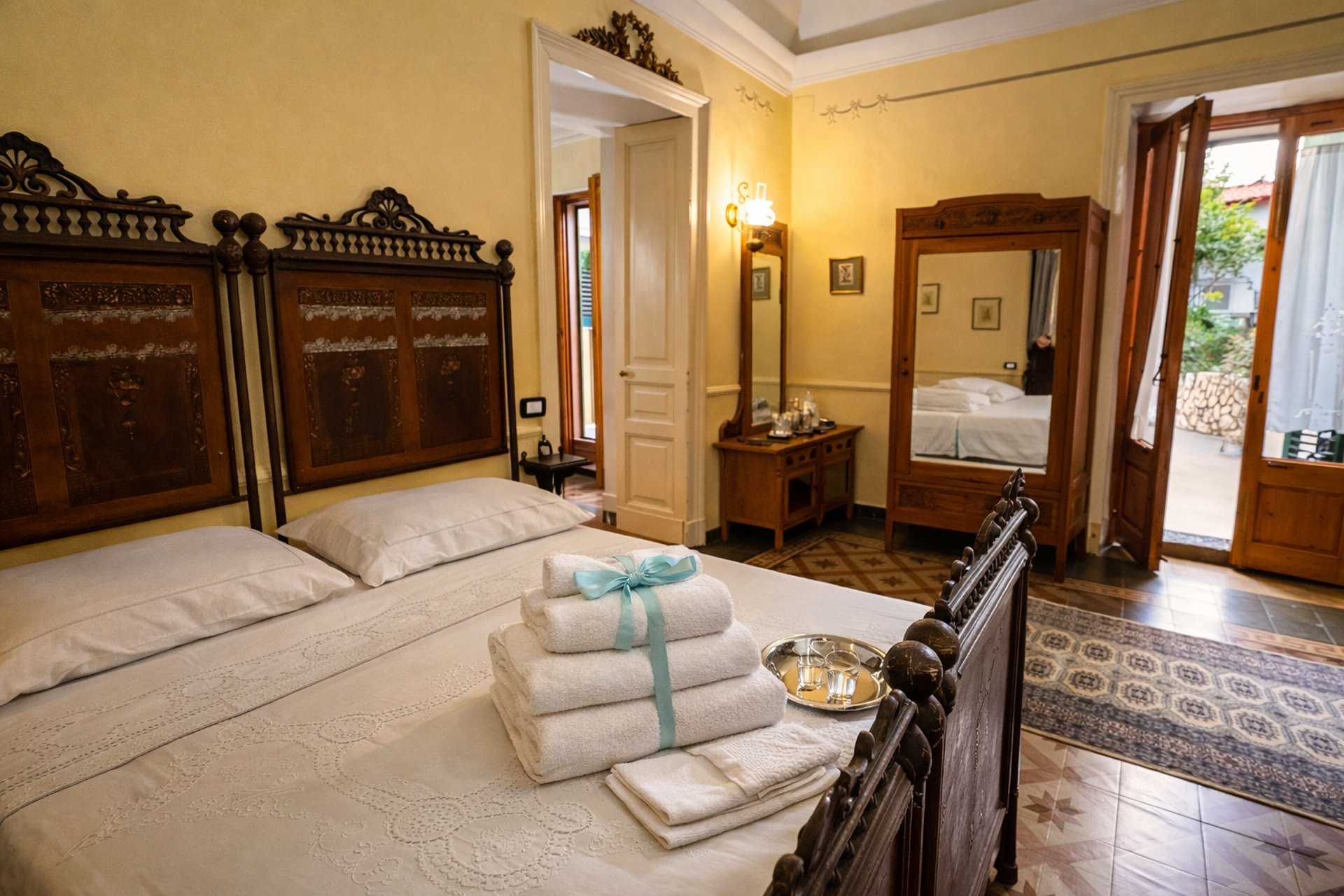 an aerial view of a city by the ocean