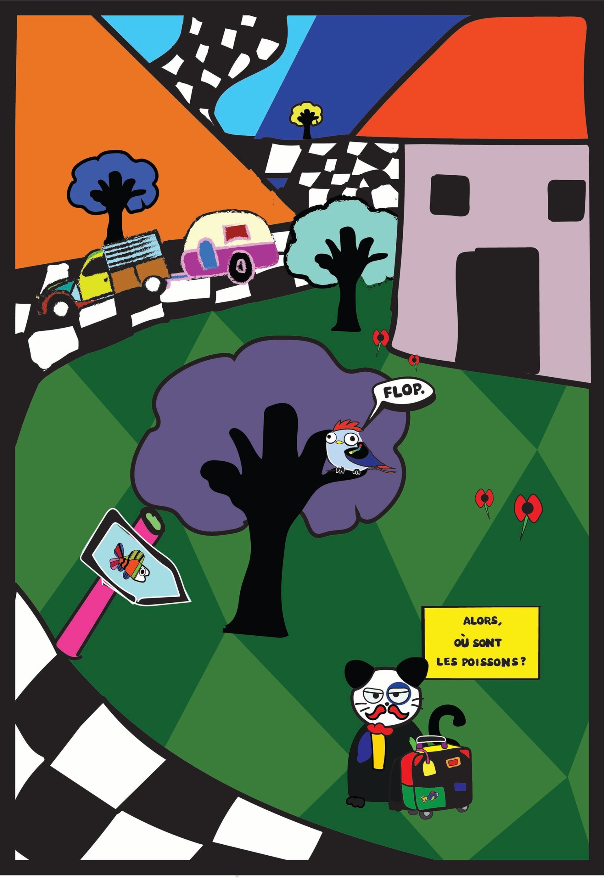 an abstract photo of a curved building with a blue sky in the background