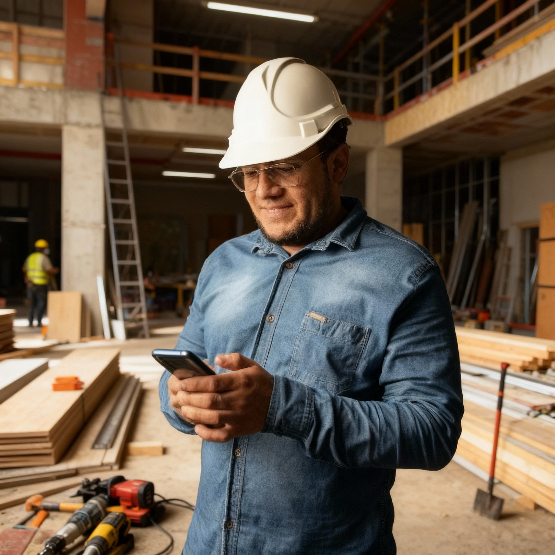 A man standing on top of a skateboard ramp