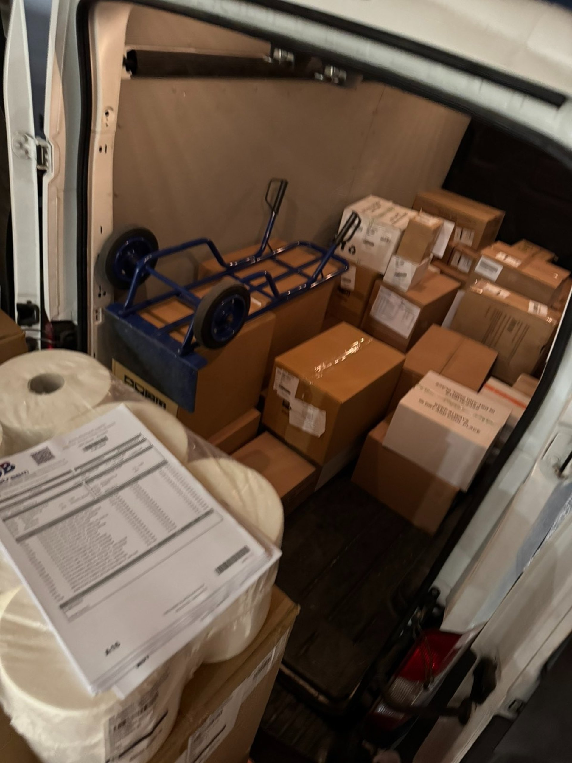 two square blue LED lights