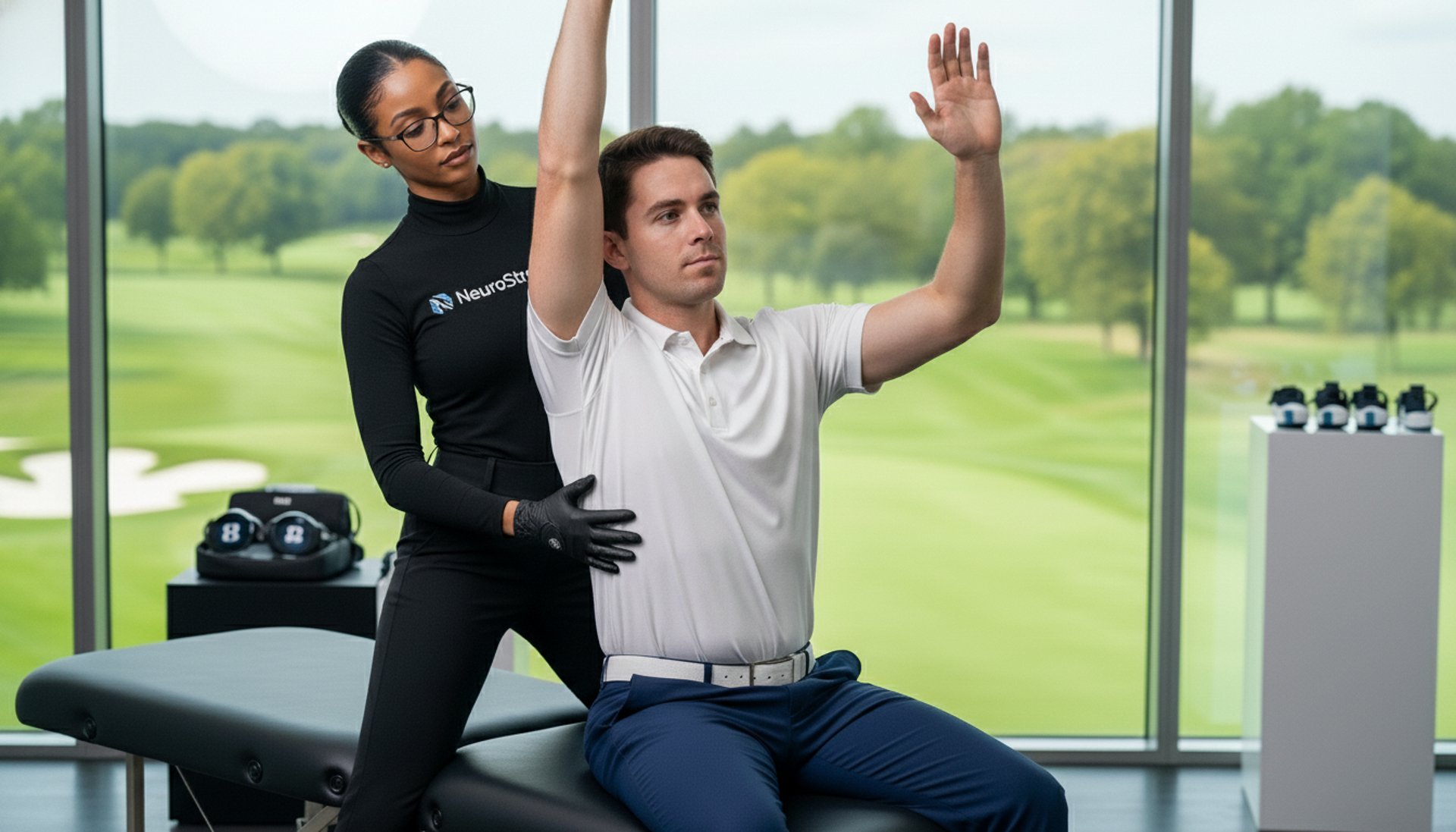 black and brown leather padded tub sofa