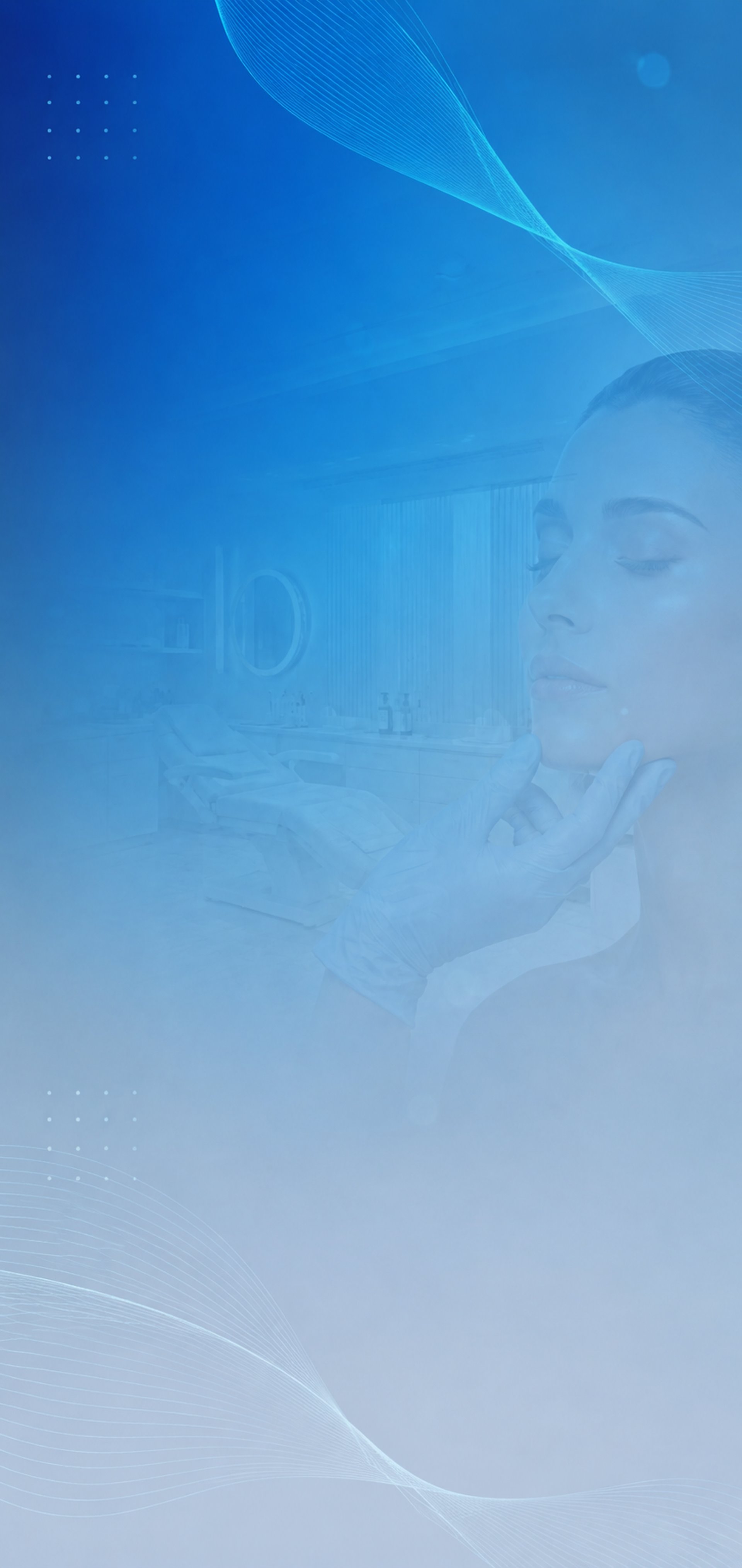 a blurry image of a blue and white background