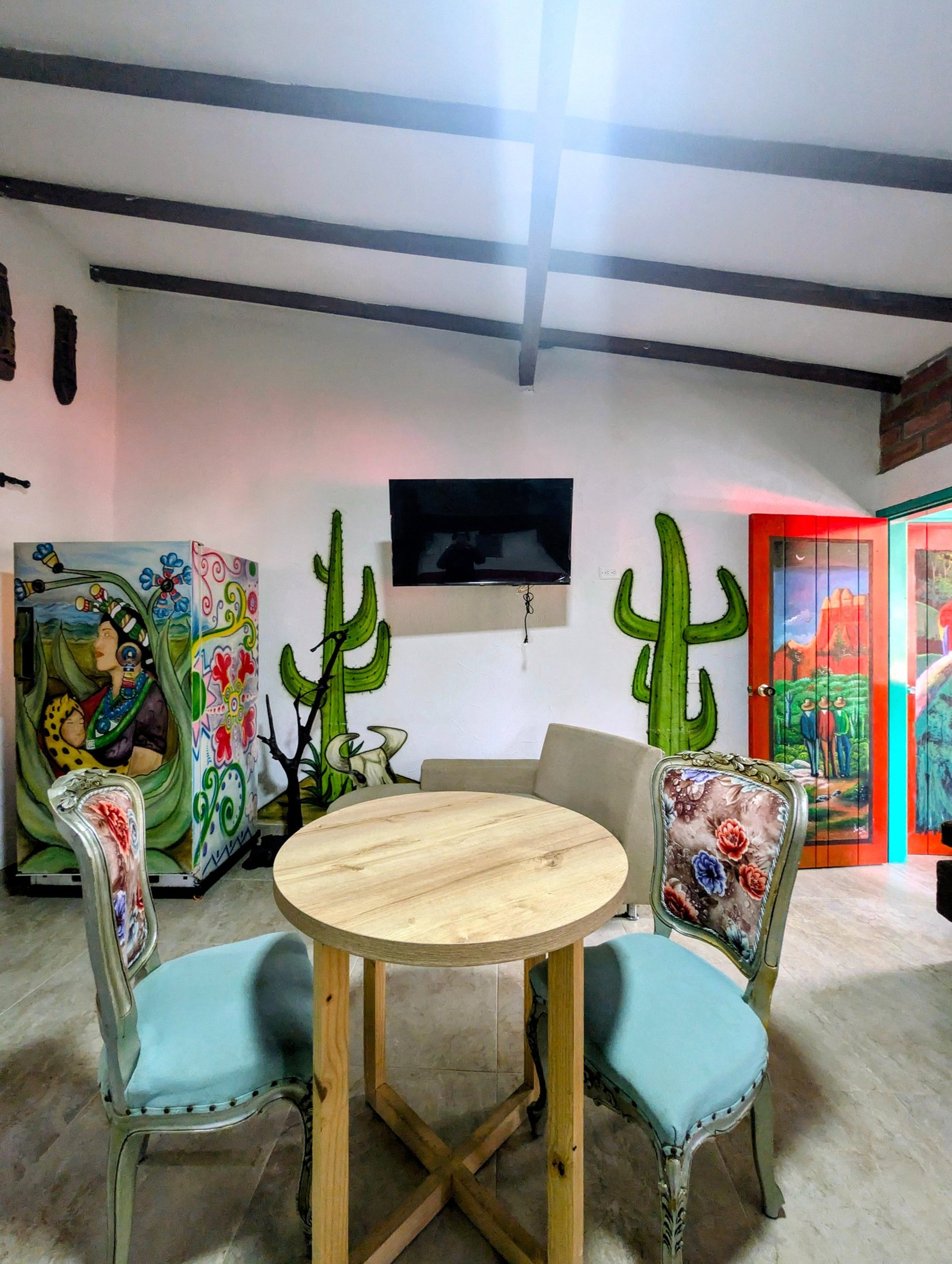 black blue and yellow textile