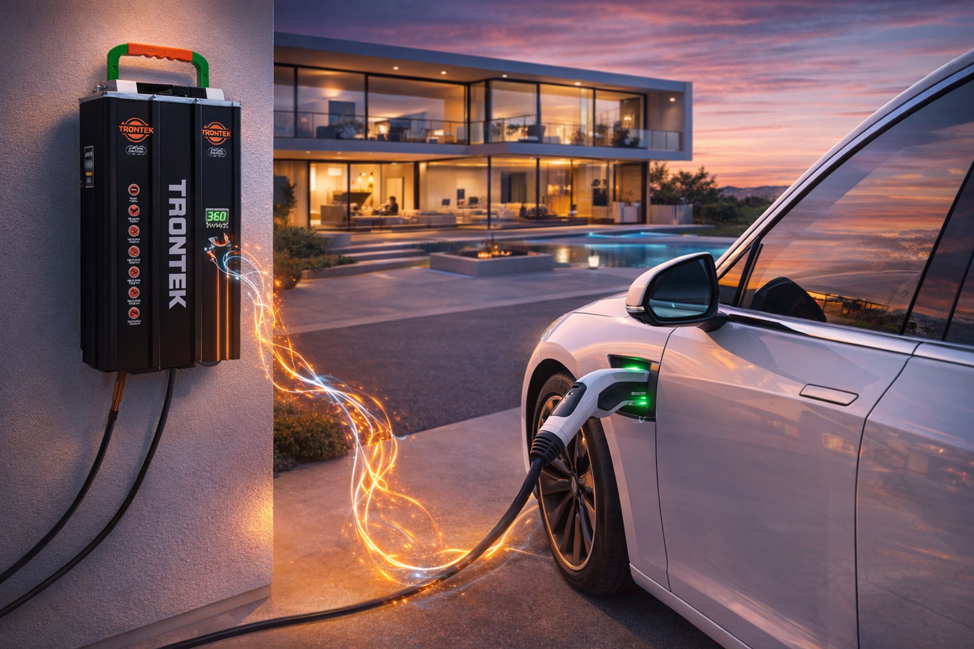 an abstract photo of a curved building with a blue sky in the background