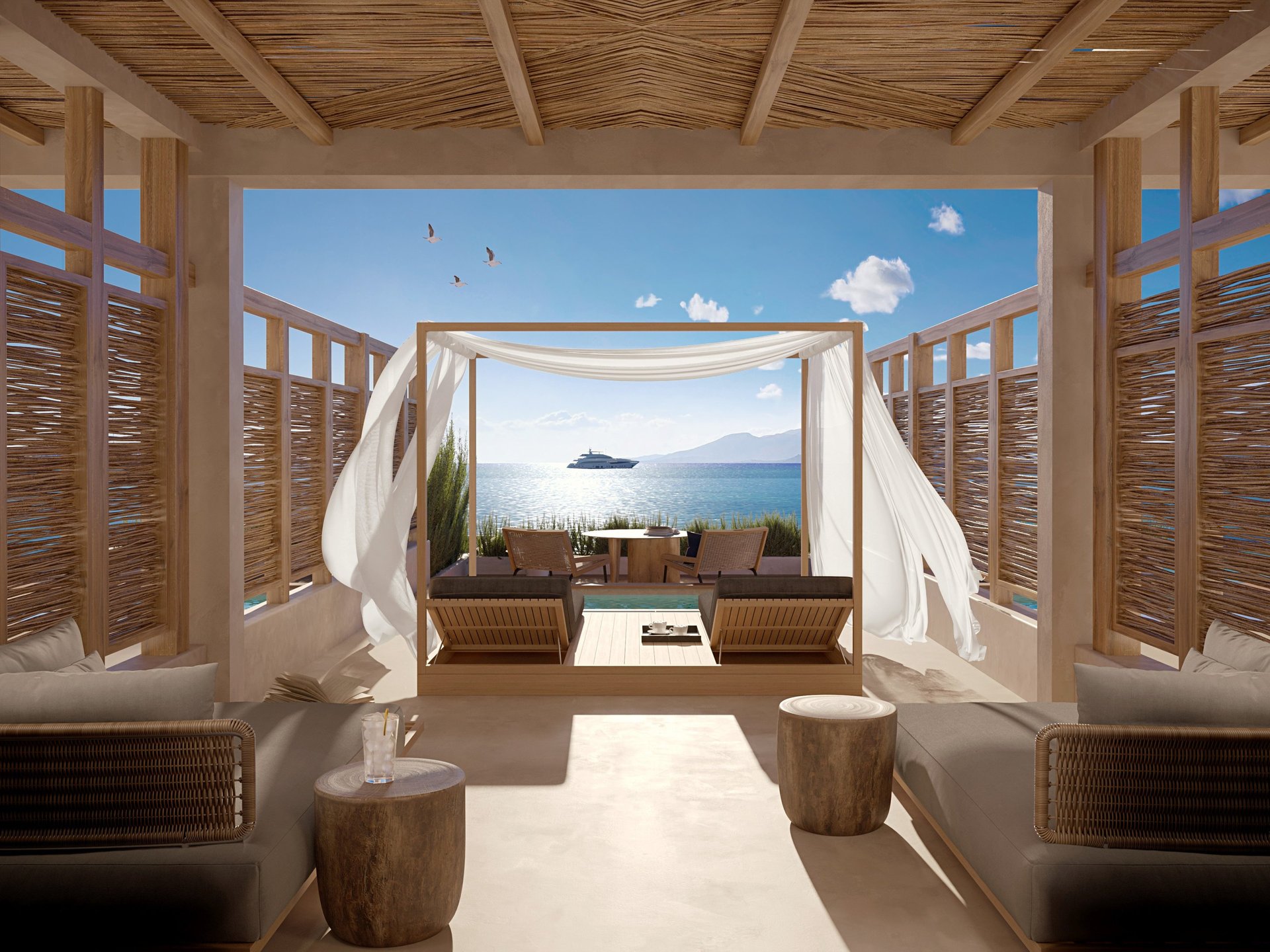 mountain range under blue sky