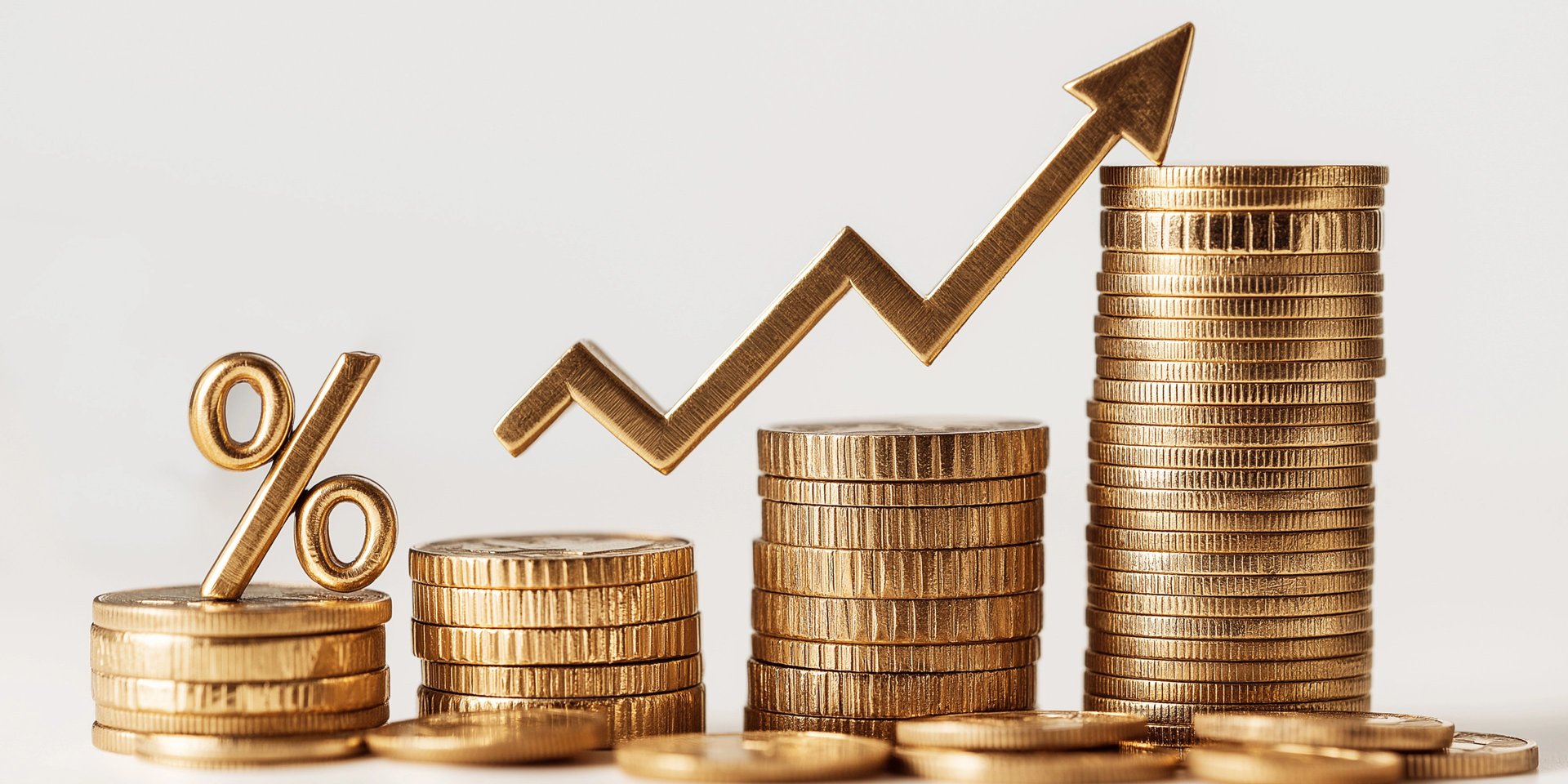 Hands holding smartphone showing stock market data