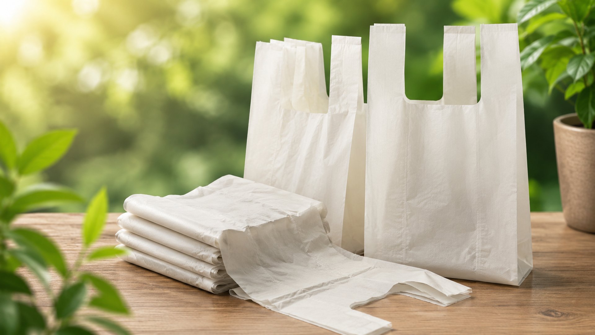 Bio-Degradable Carry Bags eco friendly plastic alternative bags supplier in Indore for sustainable packaging use
