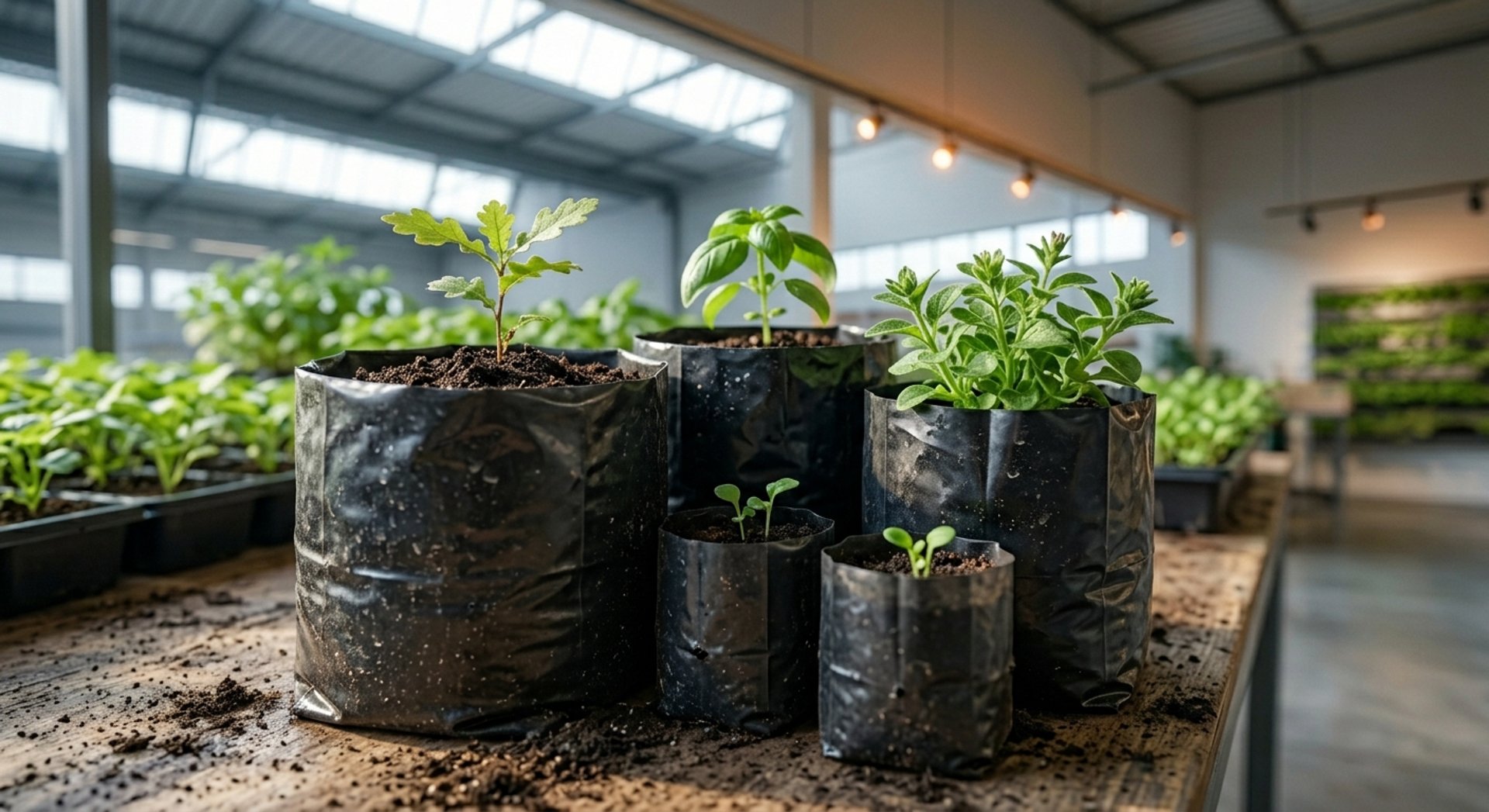 Plant nursery using plastic nursery bags in agriculture Indore – NEW GURUNANAK PLASTIC & PACKAGING